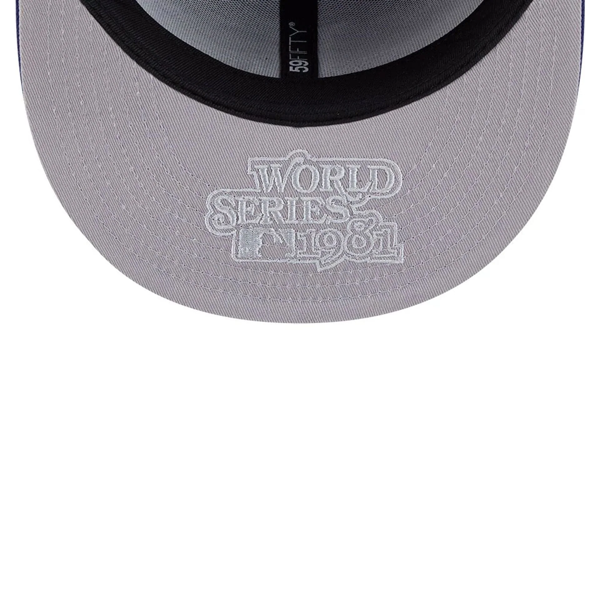LA Dodgers MLB Hidden Hit Dark Blue 59FIFTY Fitted Cap - Image 2