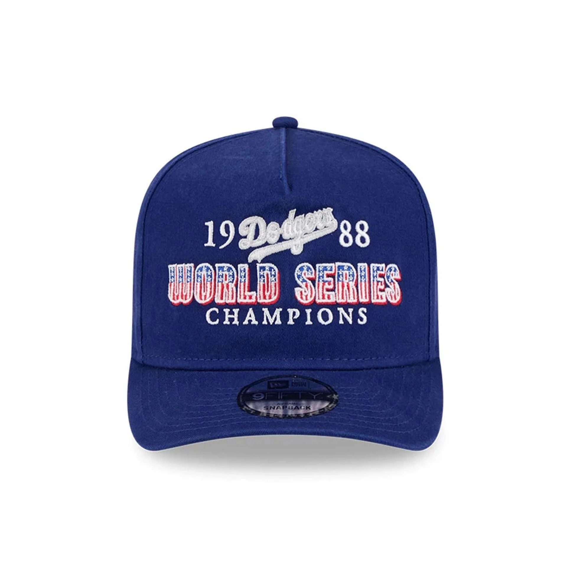 LA Dodgers MLB Historic Navy 9FIFTY A-Frame Snapback Adjustable Cap - Image 3