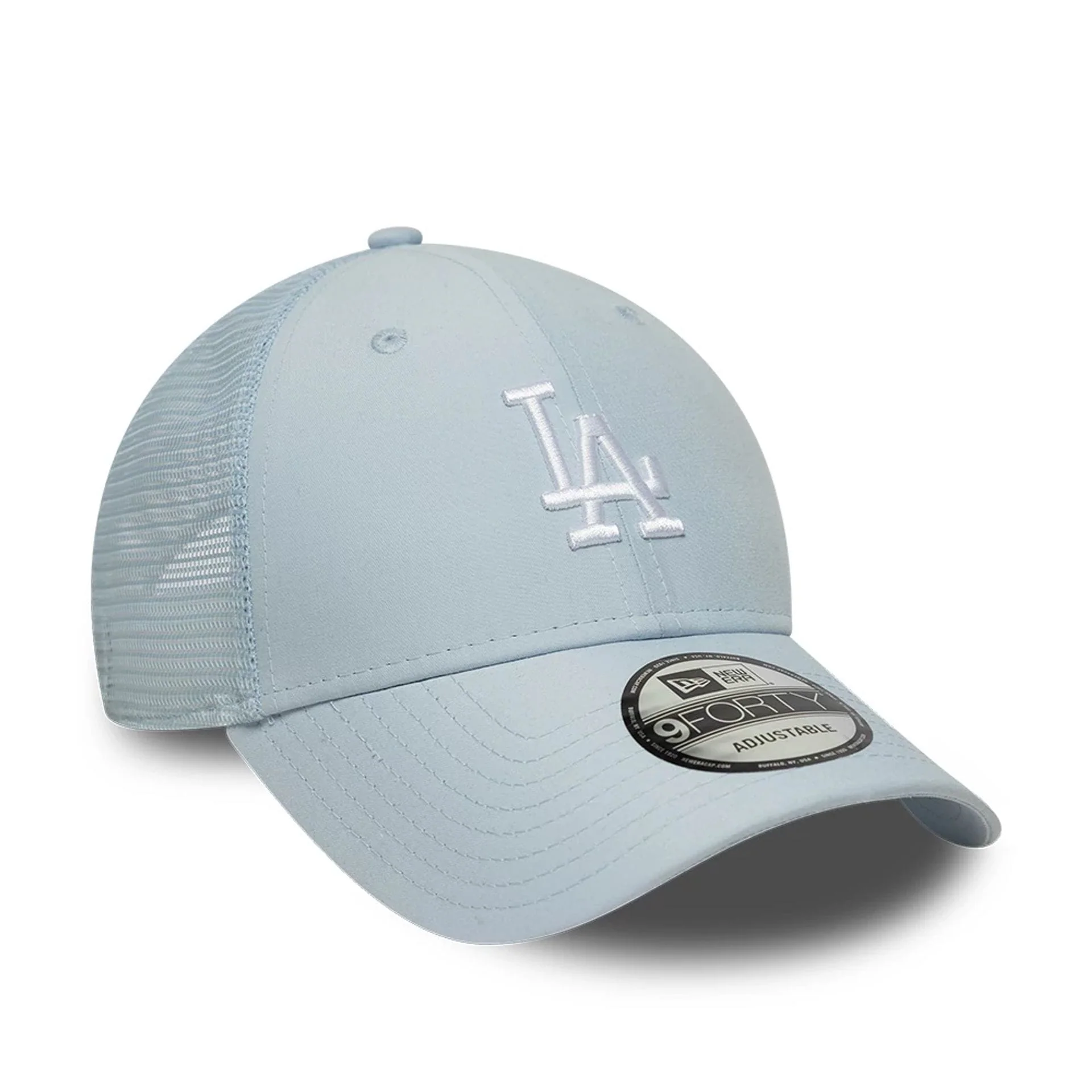 LA Dodgers MLB Homefield Pastel Blue 9FORTY Trucker Adjustable Cap - Image 3