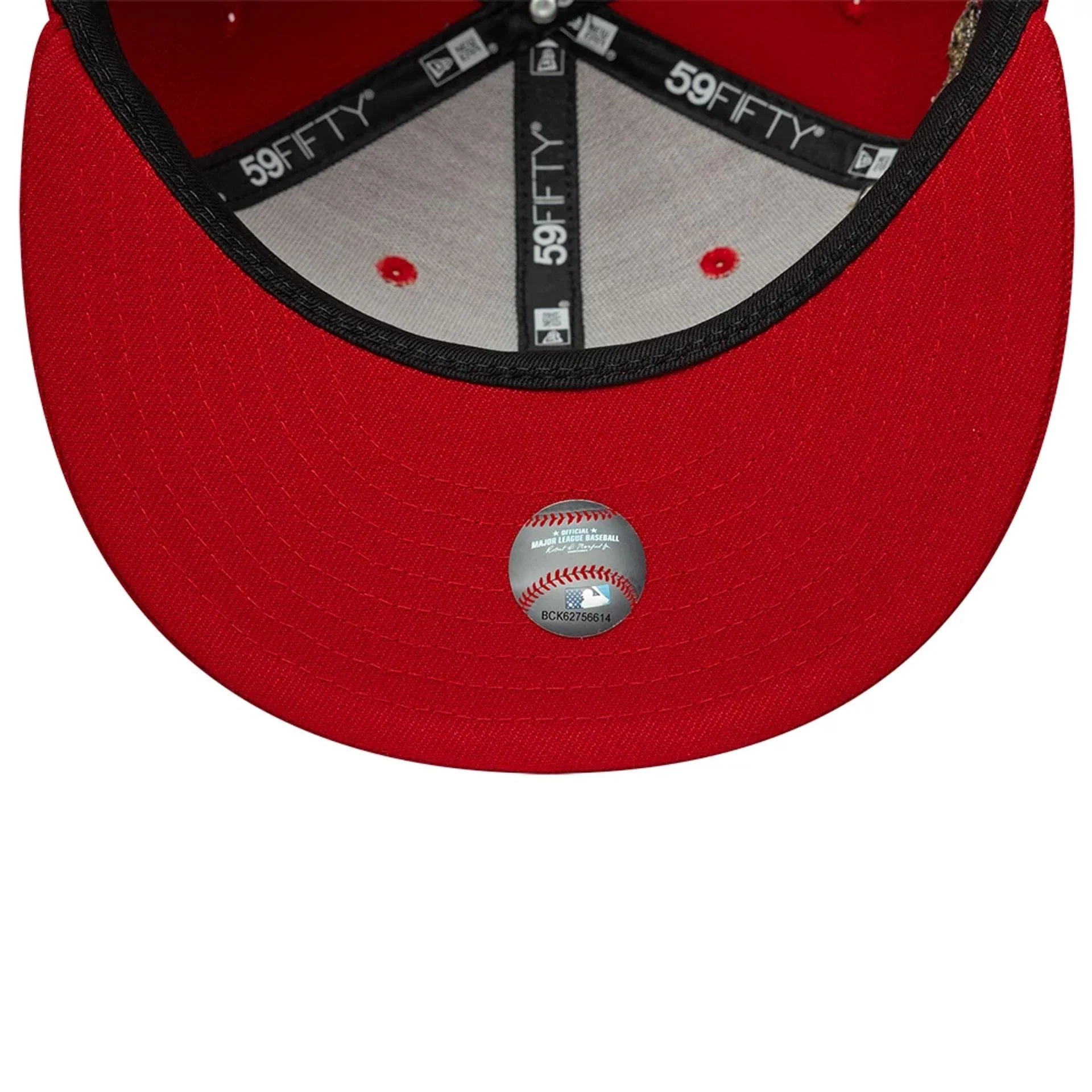 LA Dodgers MLB Horseshoe Red 59FIFTY Fitted Cap - Image 7