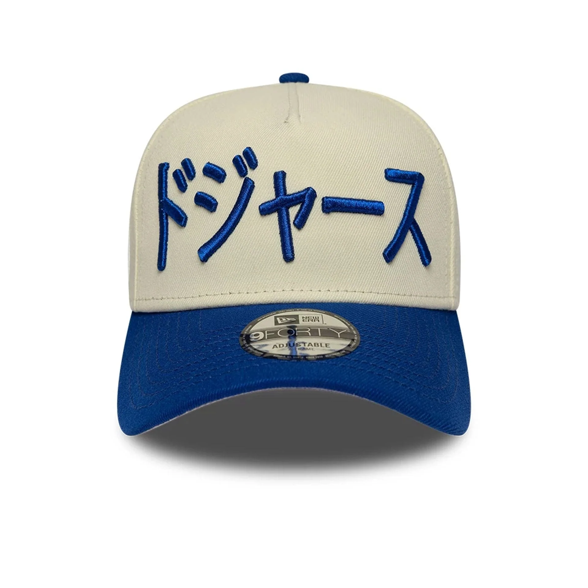 LA Dodgers MLB Kanji Japan Flag White 9FORTY A-Frame Cap - Image 3