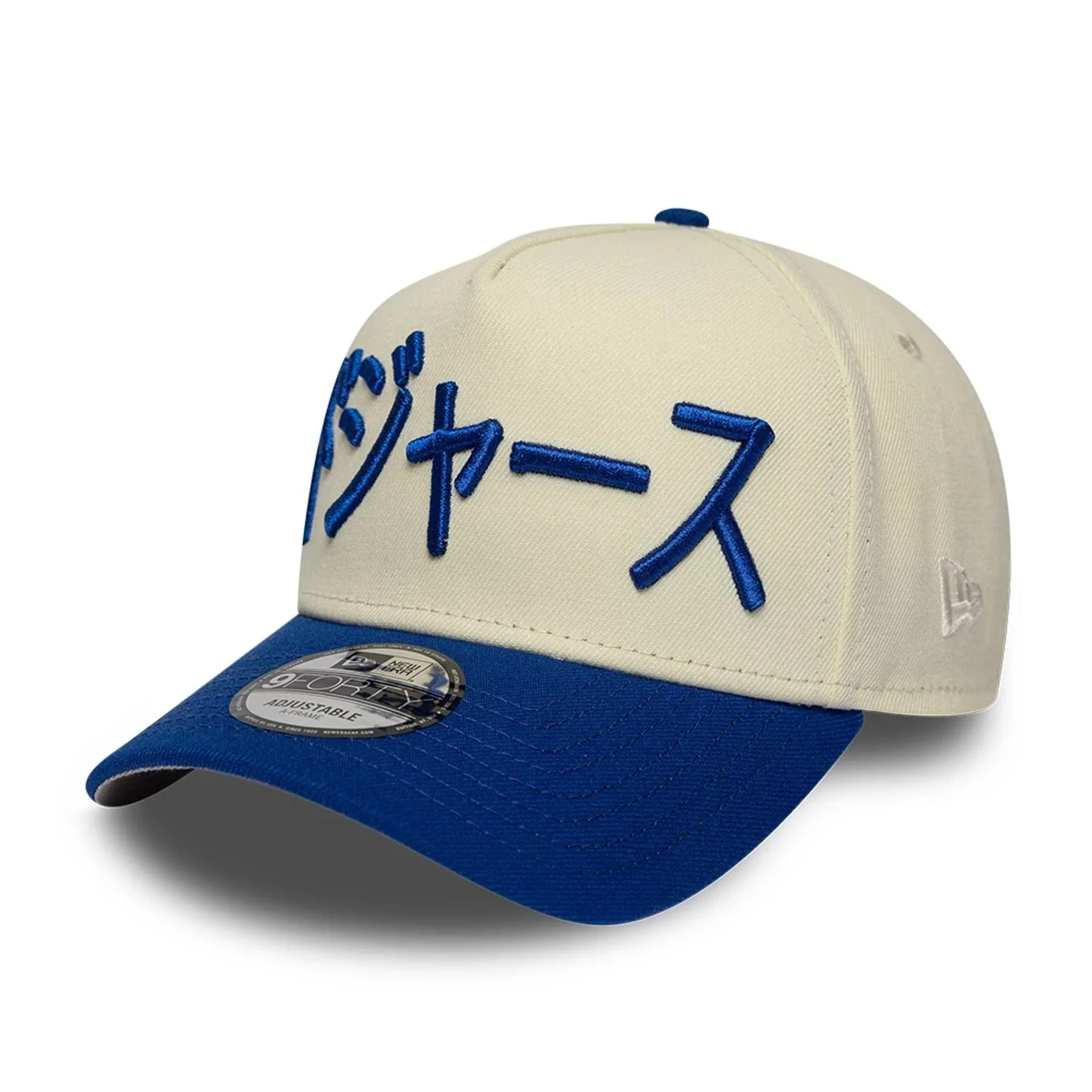 LA Dodgers MLB Kanji Japan Flag White 9FORTY A-Frame Cap - Image 4