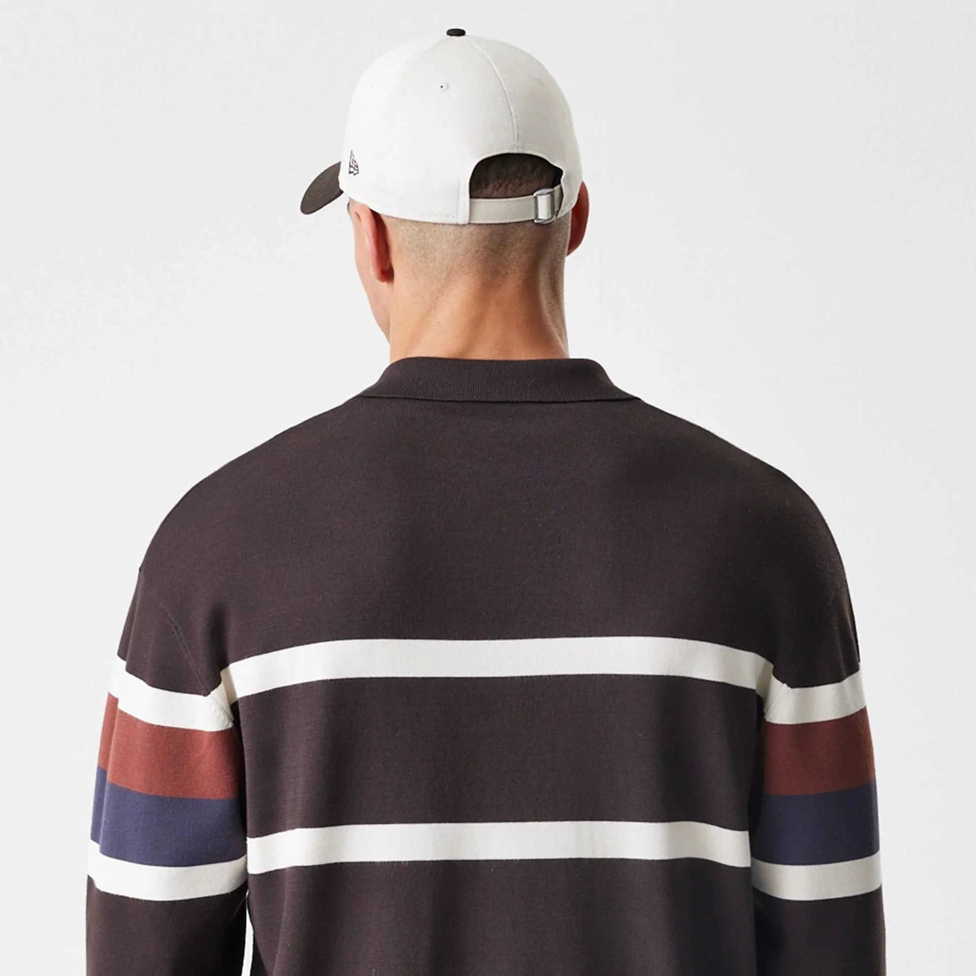 LA Dodgers MLB Knit Brown Rugby Shirt - Image 8