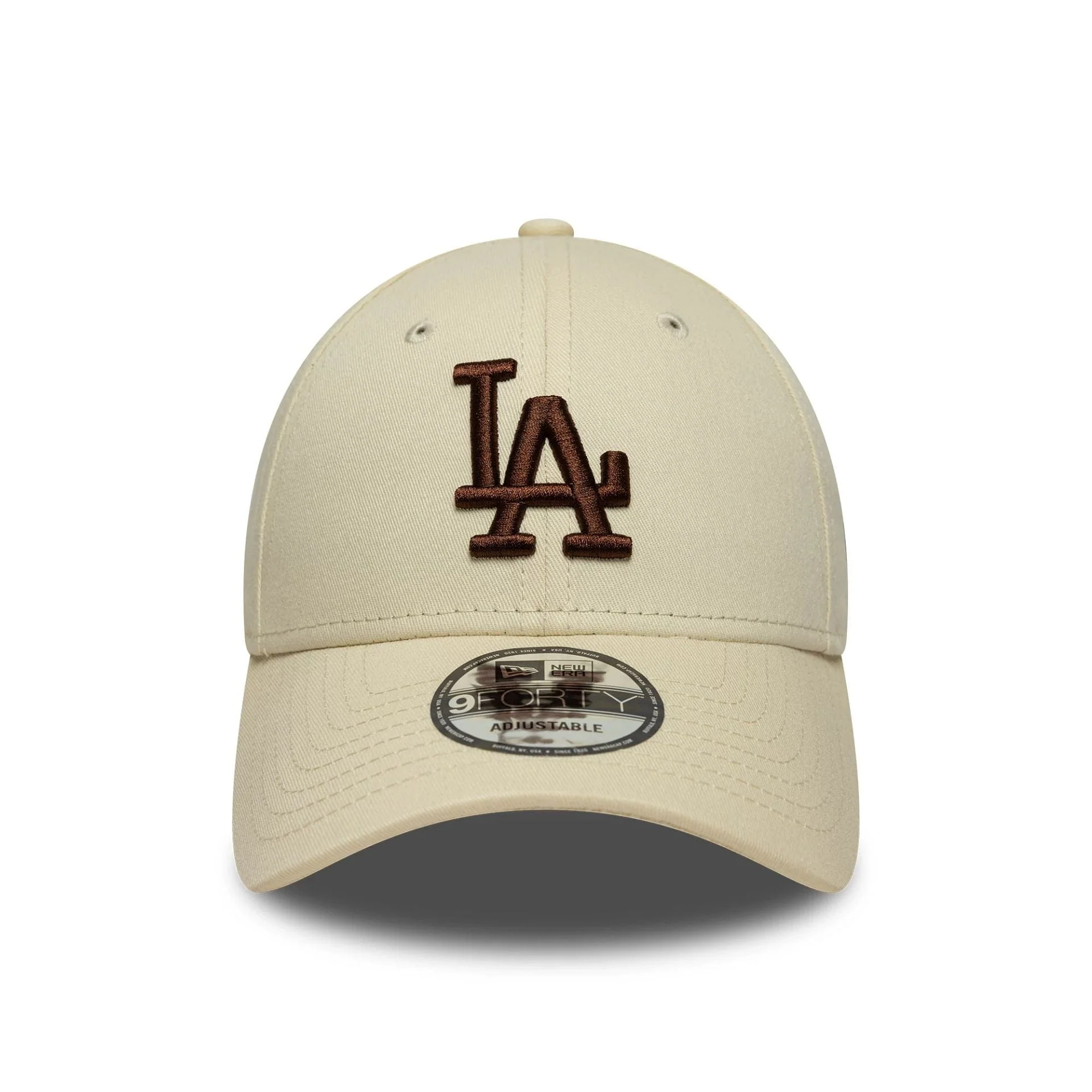 LA Dodgers MLB League Essential Light Beige 9FORTY Cap - Image 2