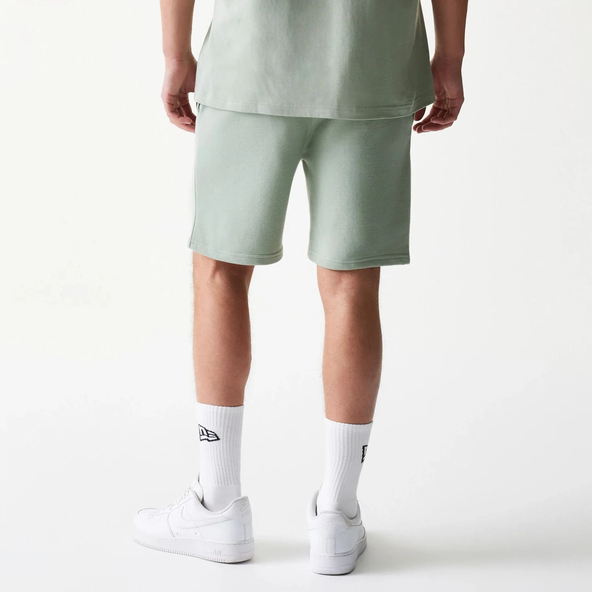 LA Dodgers MLB League Essential Midi Pastel Green Shorts - Image 2