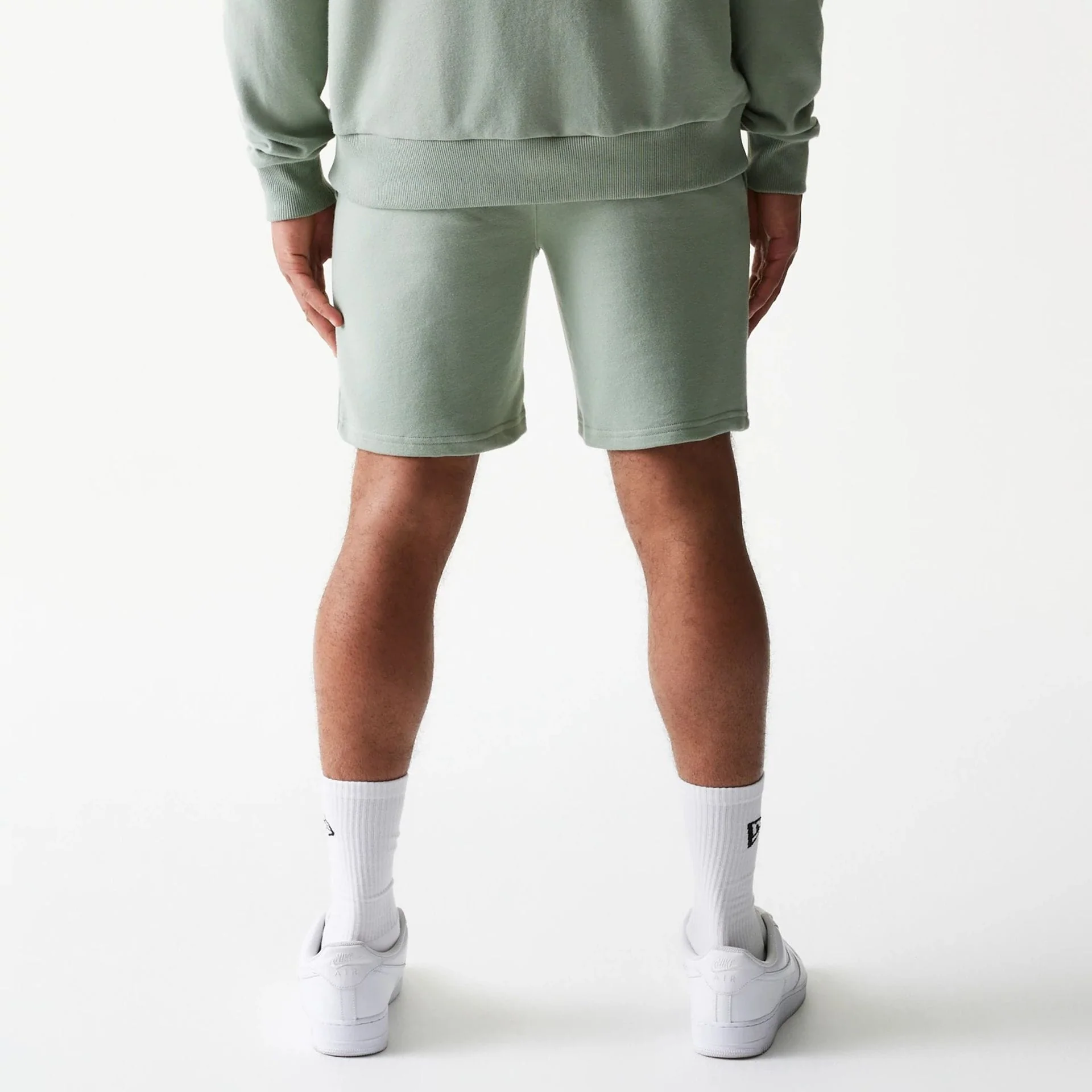 LA Dodgers MLB League Essential Midi Pastel Green Shorts - Image 2