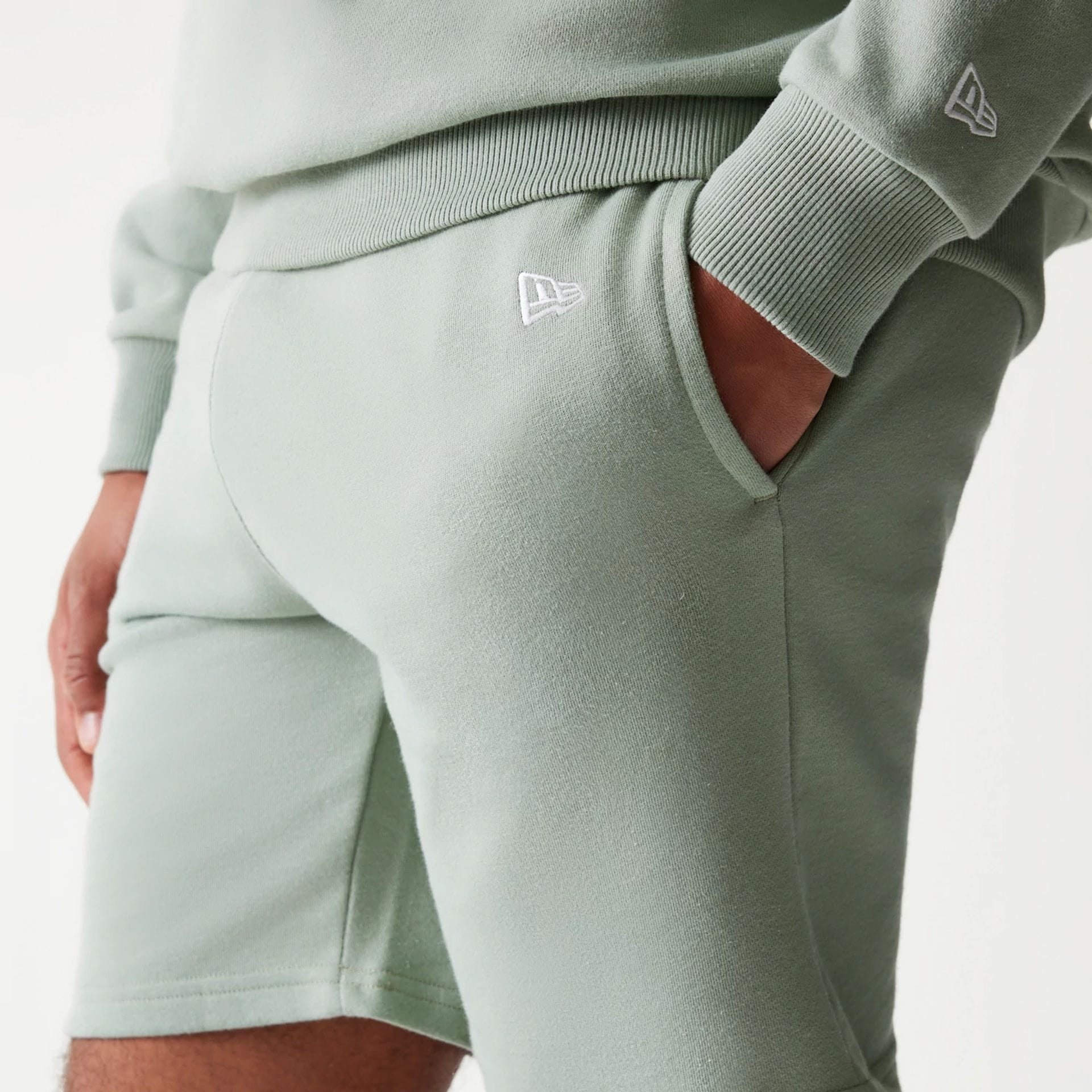 LA Dodgers MLB League Essential Midi Pastel Green Shorts - Image 4