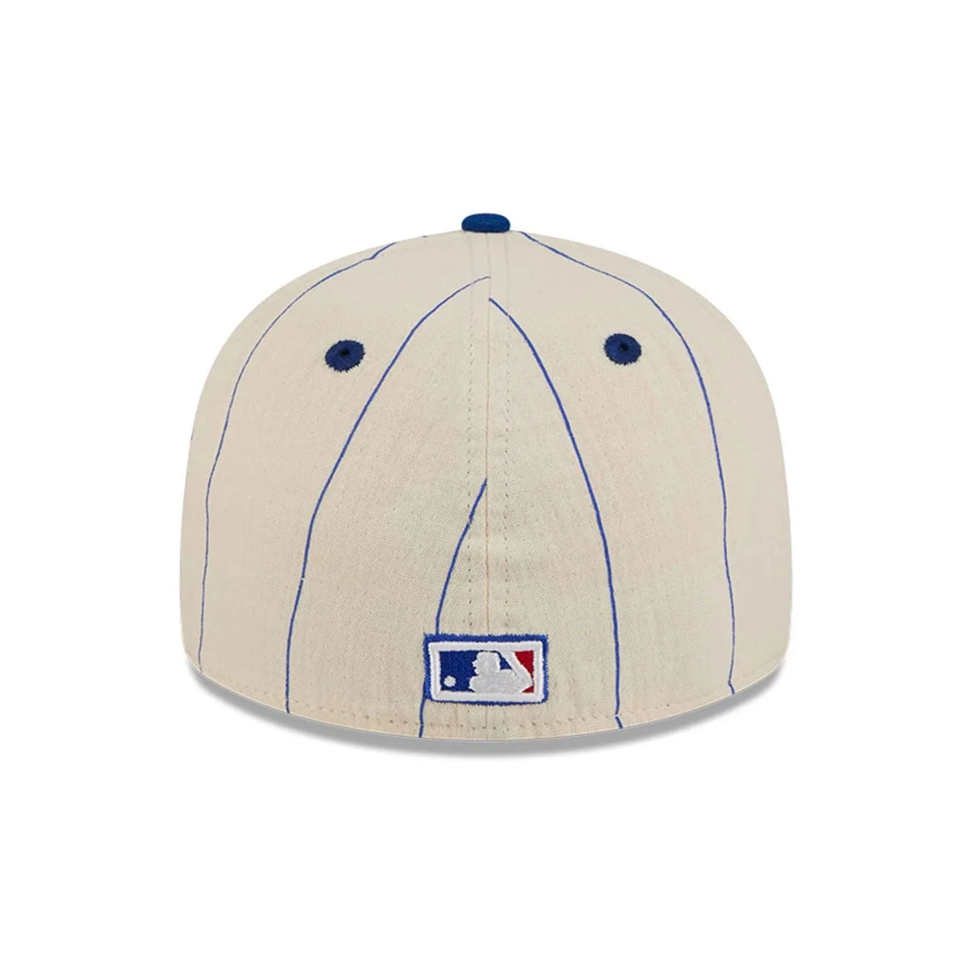 LA Dodgers MLB Linen Black Retro Crown 59FIFTY Fitted Cap - Image 4