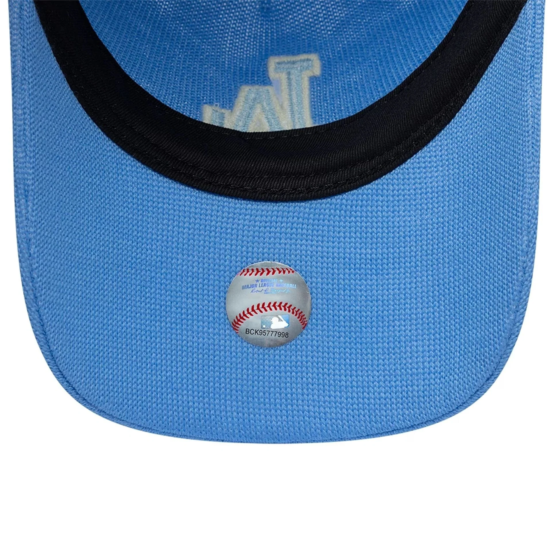LA Dodgers MLB Merino Wool Pastel Blue 9TWENTY Adjustable Cap - Image 7