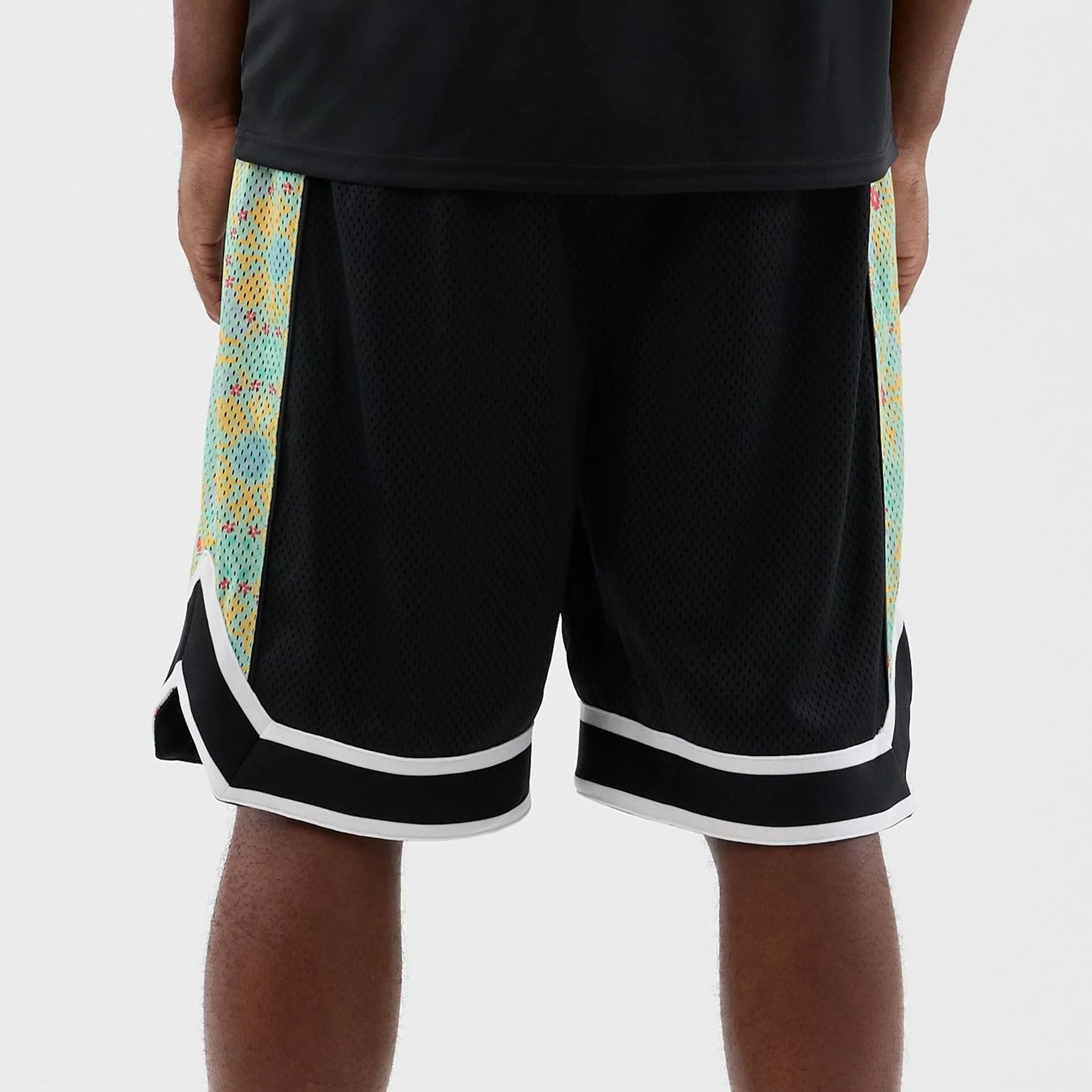 LA Dodgers MLB Mesh Black Mesh Shorts - Image 7