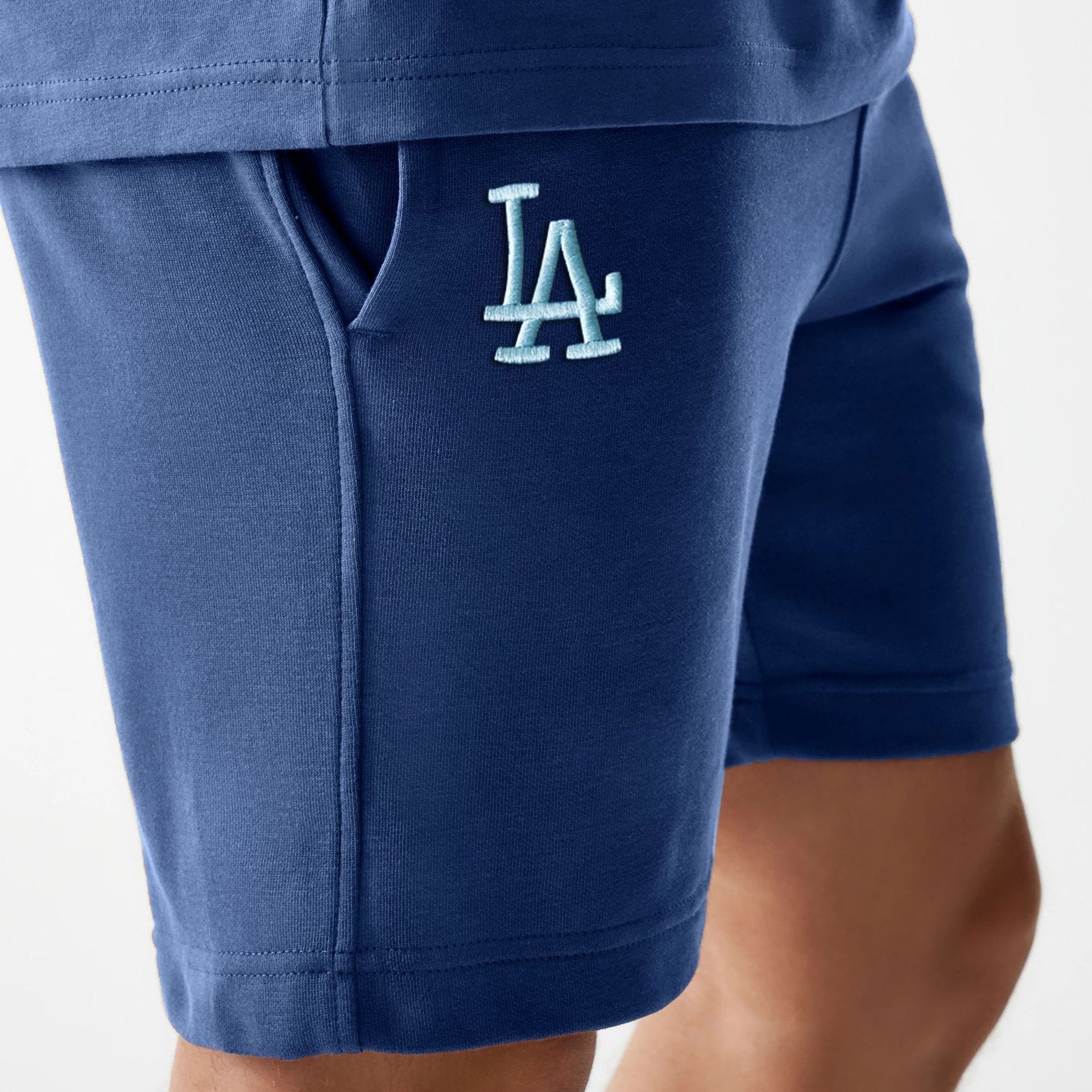 LA Dodgers MLB Midi League Essential Dark Blue Shorts - Image 3