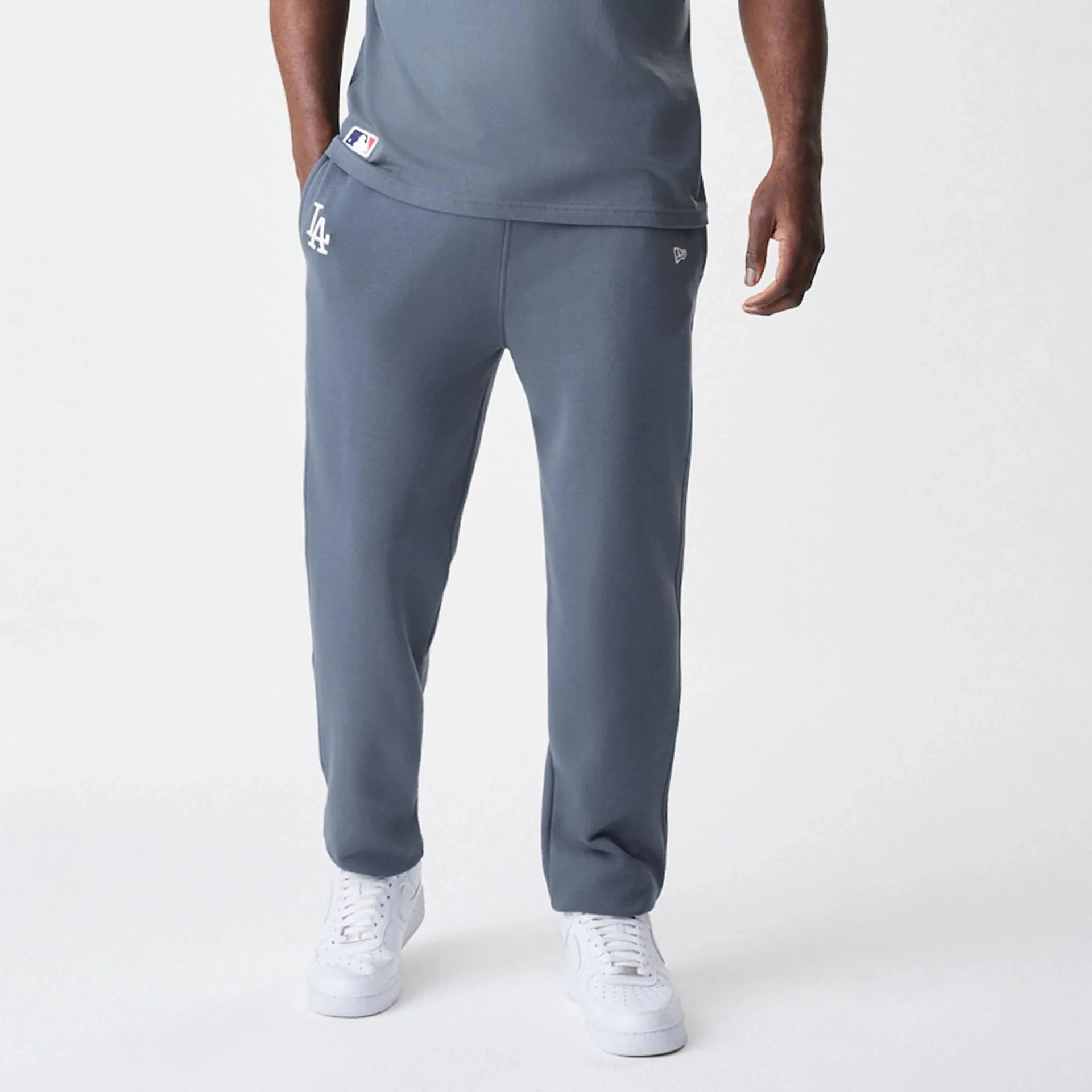 LA Dodgers MLB Midi League Essential Dark Grey Joggers - Image 6