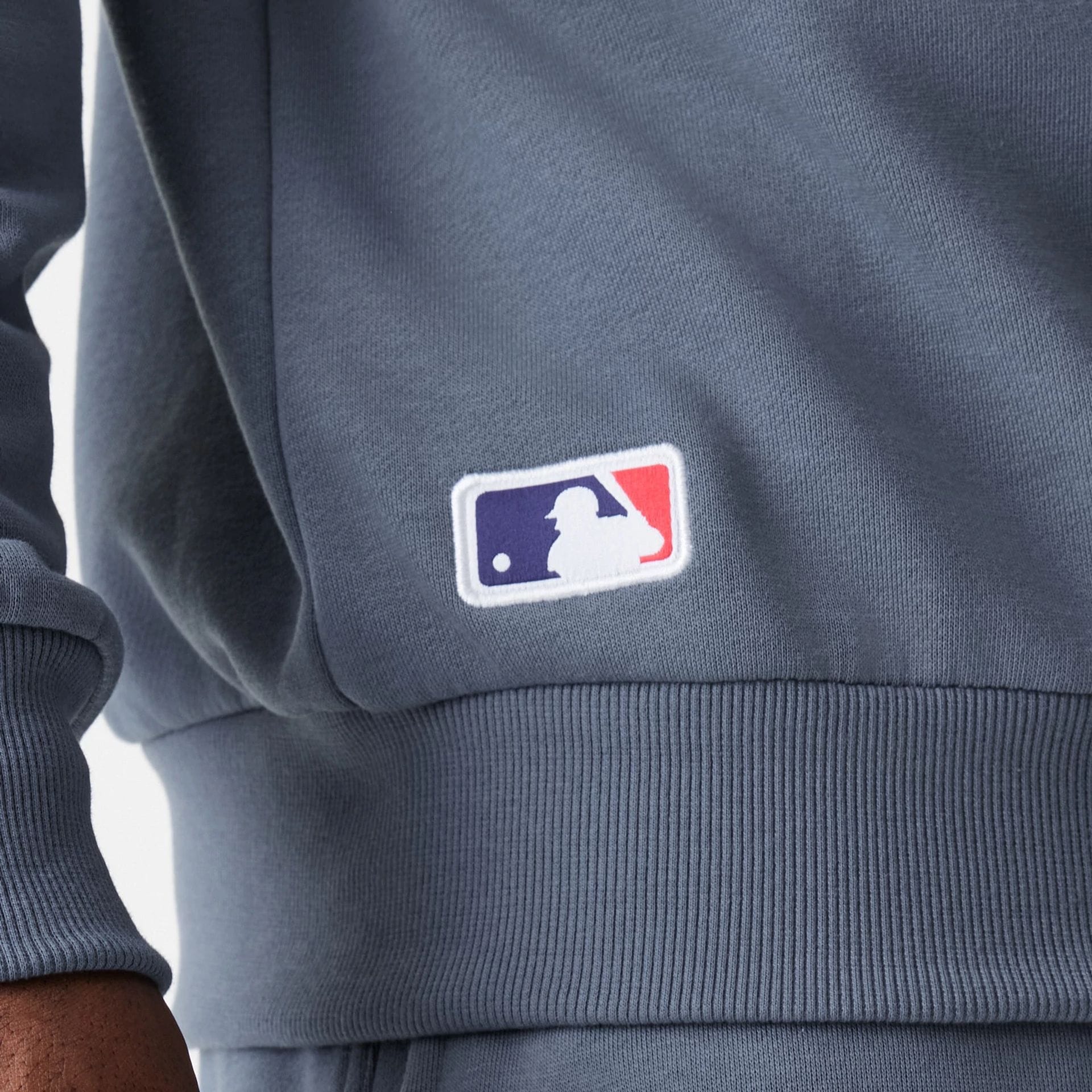 LA Dodgers MLB Midi League Essential Dark Grey Oversized Crew Neck Sweater - Image 6