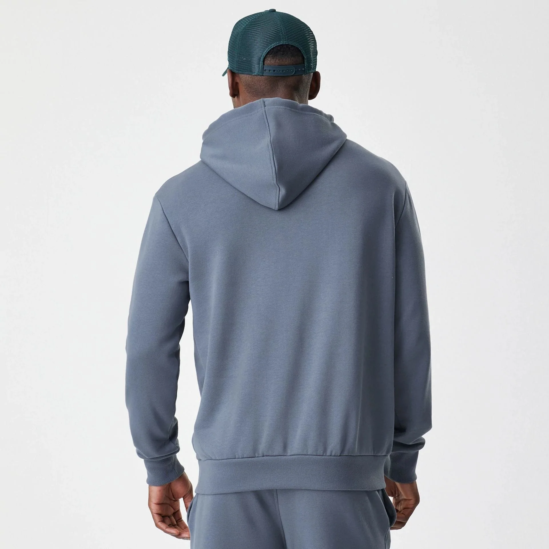 LA Dodgers MLB Midi League Essential Dark Grey Oversized Pullover Hoodie - Image 2