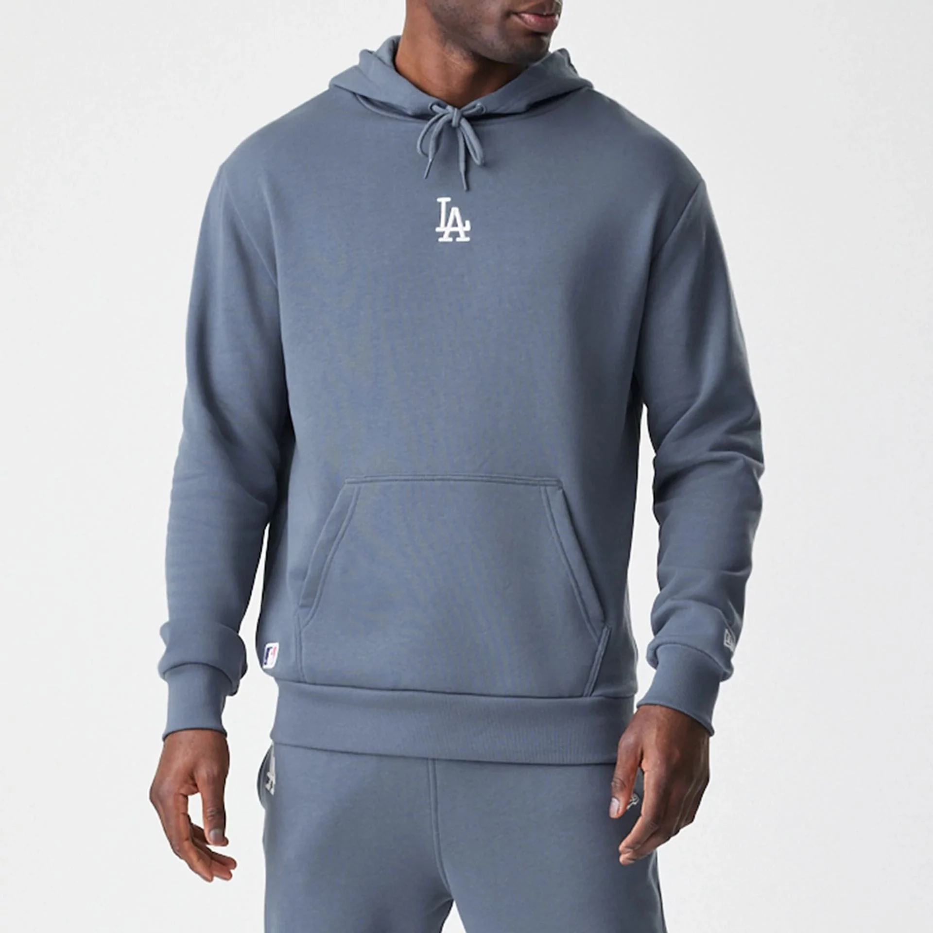LA Dodgers MLB Midi League Essential Dark Grey Oversized Pullover Hoodie - Image 3