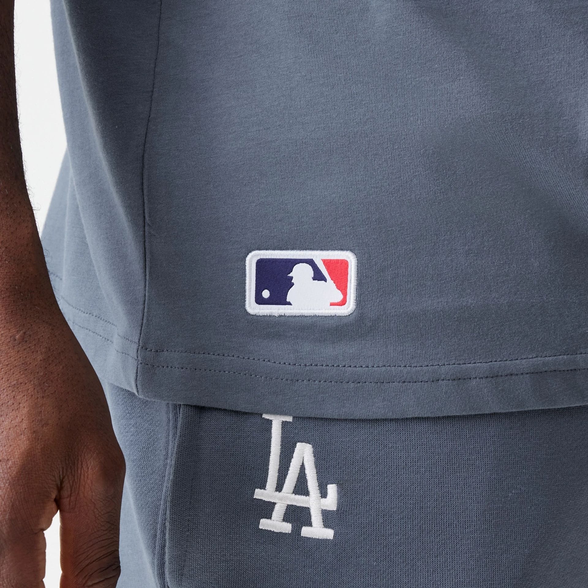LA Dodgers MLB Midi League Essential Dark Grey Oversized T-Shirt - Image 5