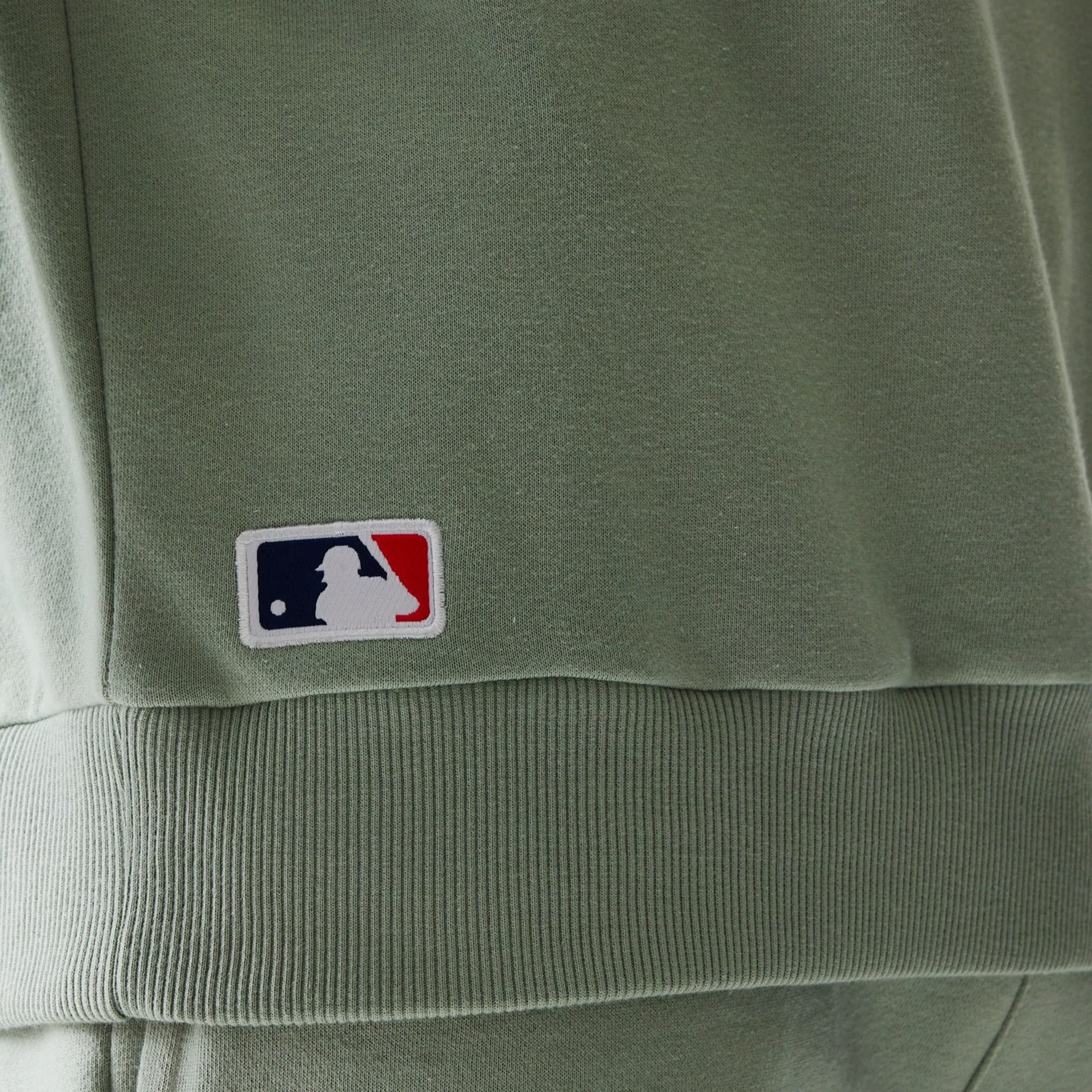 LA Dodgers MLB Midi Pastel Green Oversized Crew Neck Sweater - Image 8