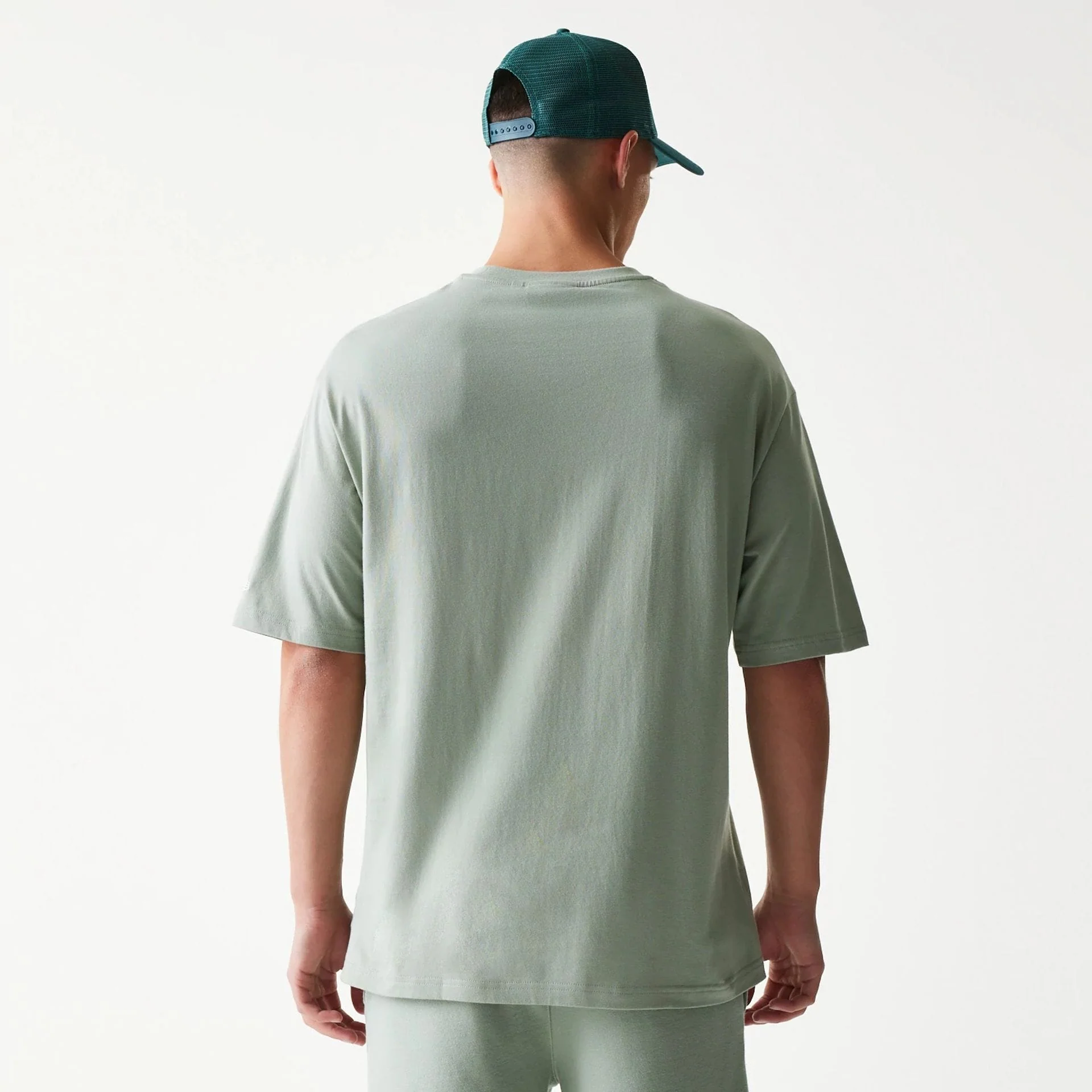 LA Dodgers MLB Midi Pastel Green Oversized T-Shirt - Image 2