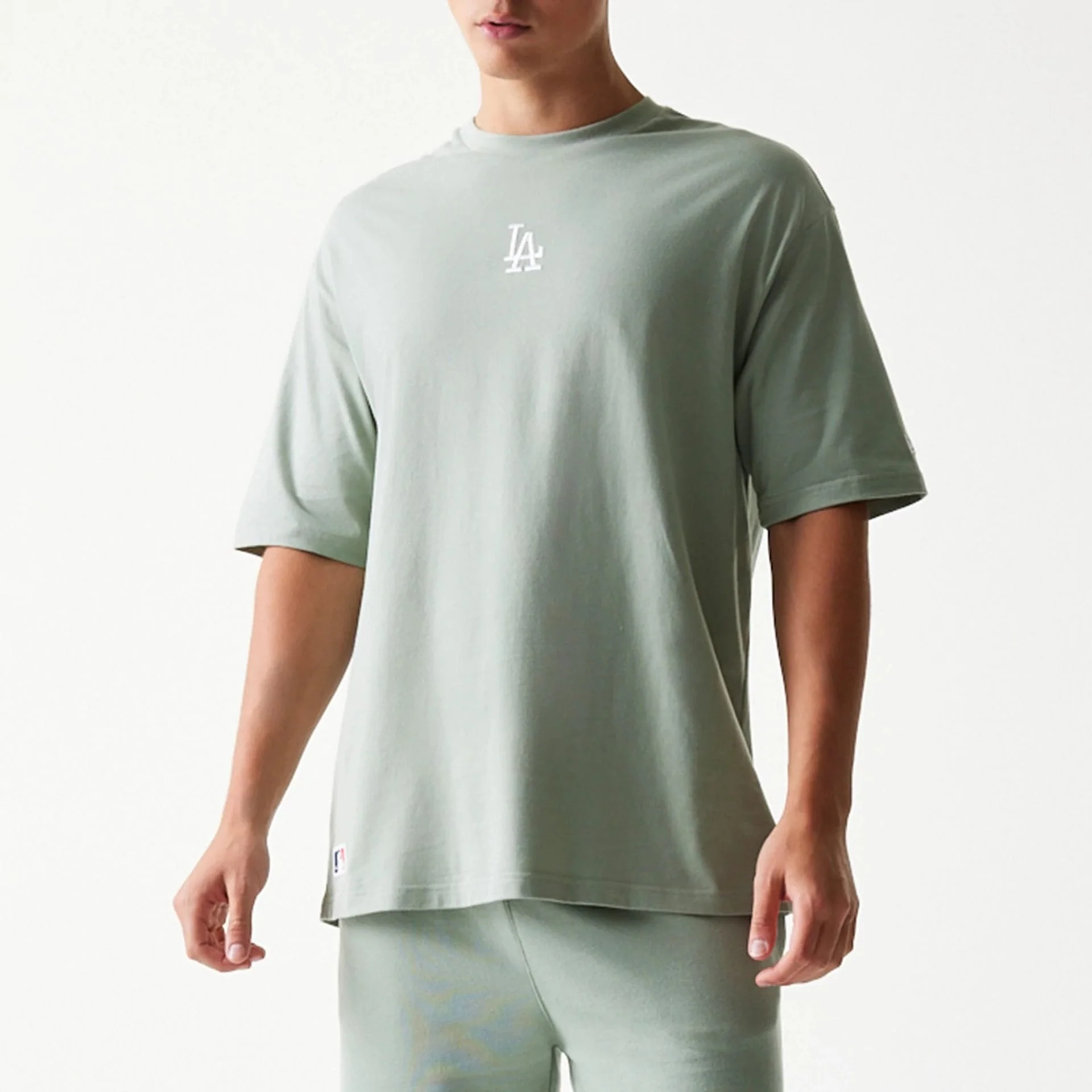 LA Dodgers MLB Midi Pastel Green Oversized T-Shirt - Image 5