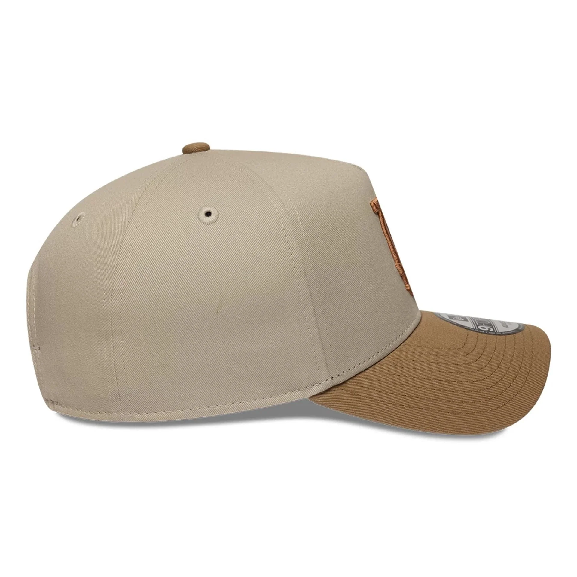 LA Dodgers MLB Mocha Mousse Beige 9FORTY A-Frame Adjustable Cap - Image 5