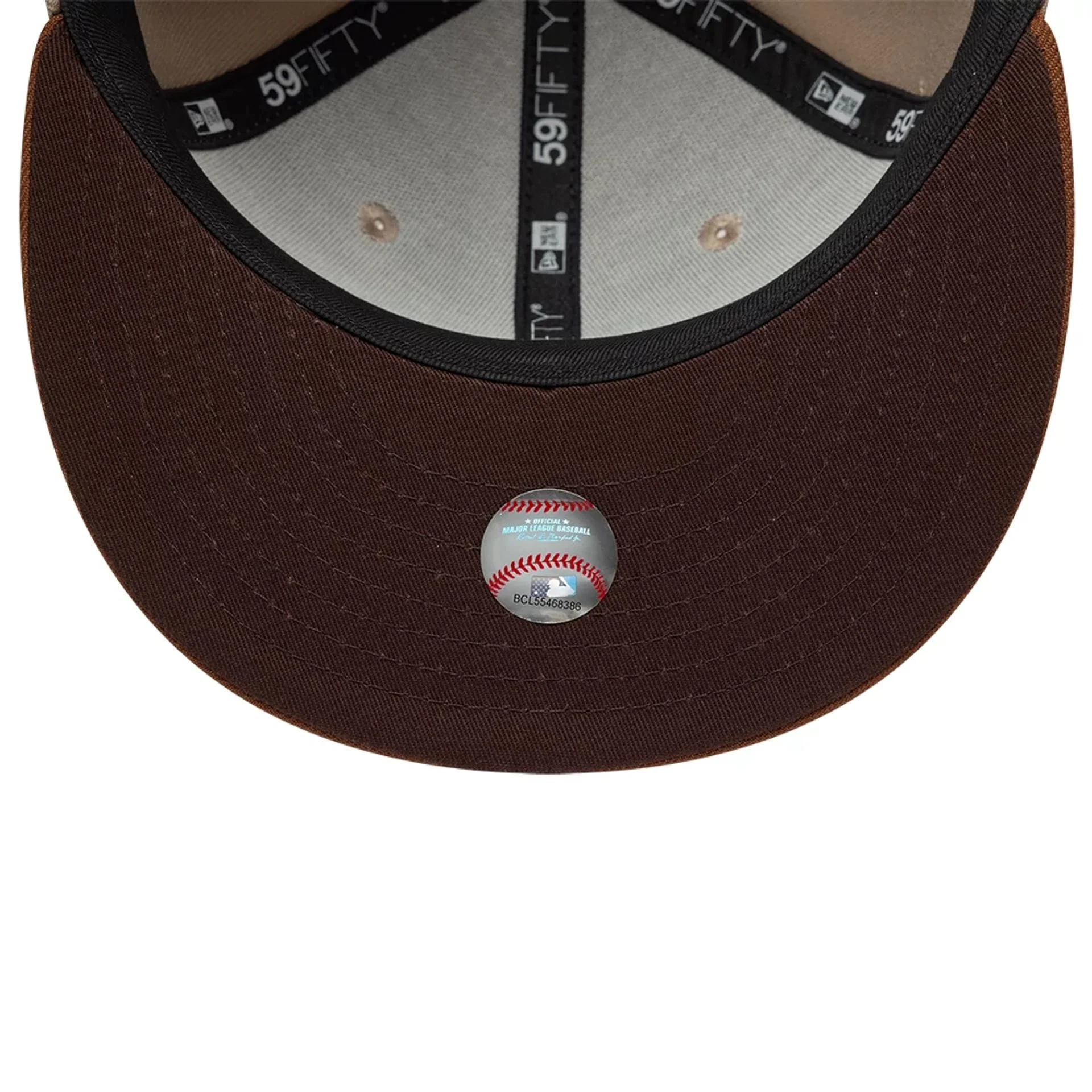 LA Dodgers MLB Mocha Mousse Multi 59FIFTY Fitted Cap - Image 2