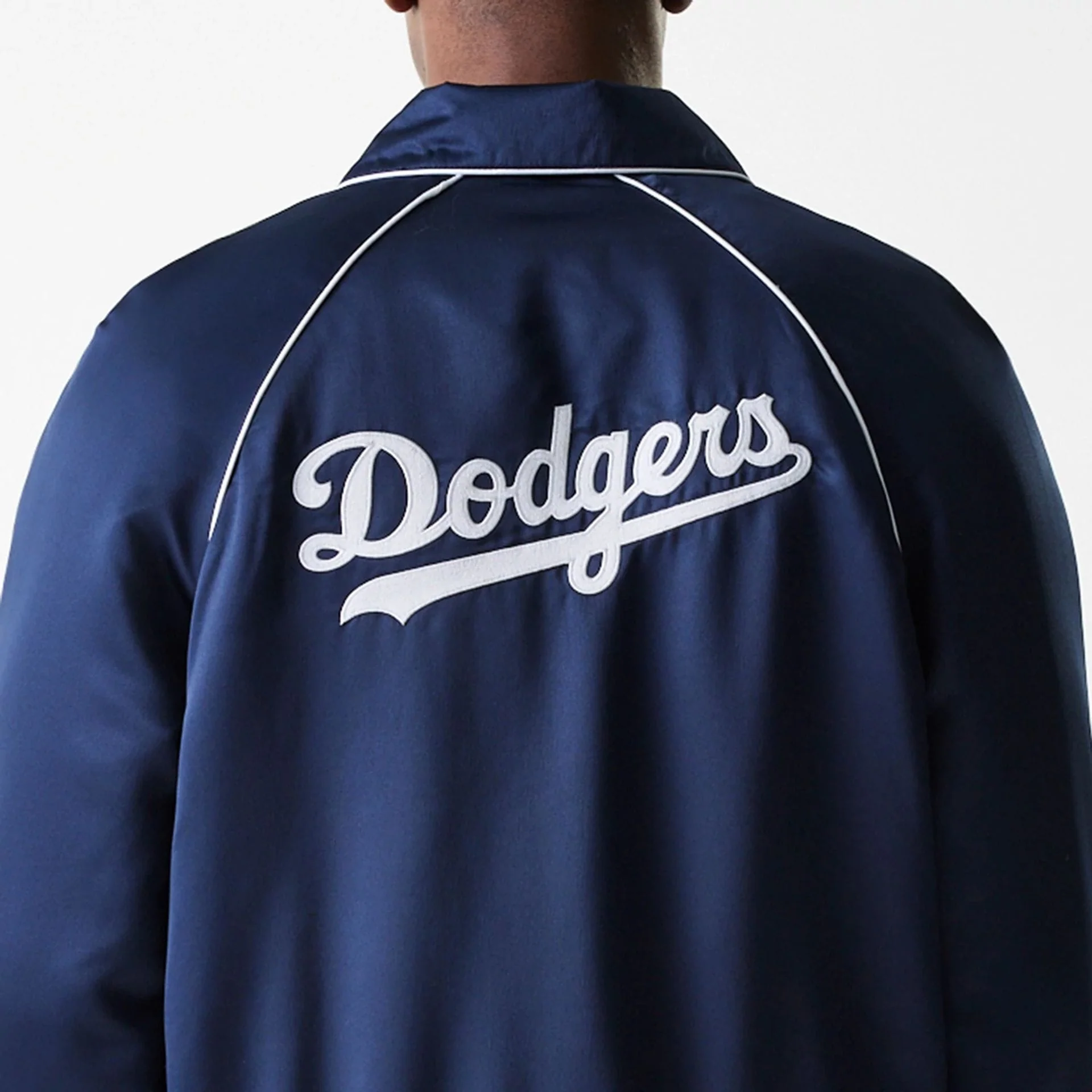 LA Dodgers MLB Navy Club Jacket - Image 7
