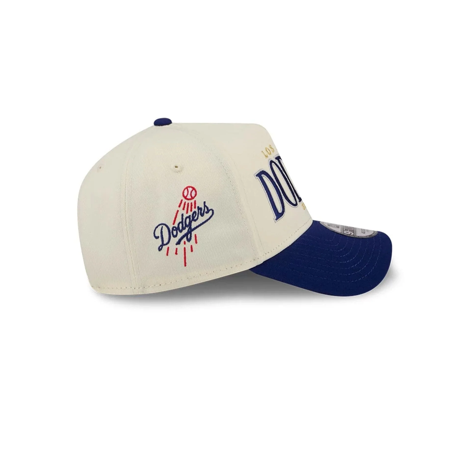 LA Dodgers MLB Opening Day Cream 9FORTY A-Frame Adjustable Cap - Image 5