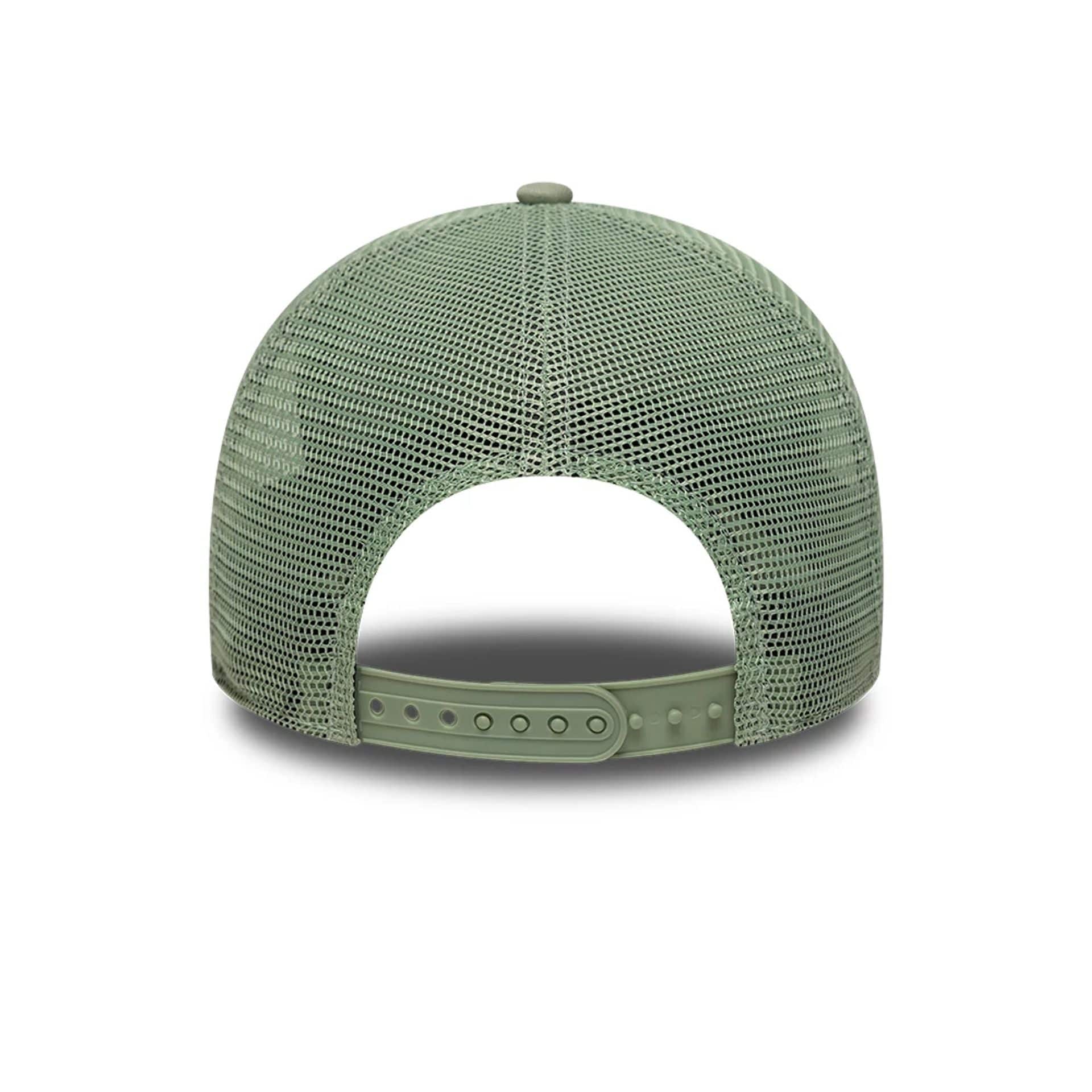 LA Dodgers MLB Outline Pastel Green 9FORTY E-Frame Trucker Adjustable Cap - Image 4