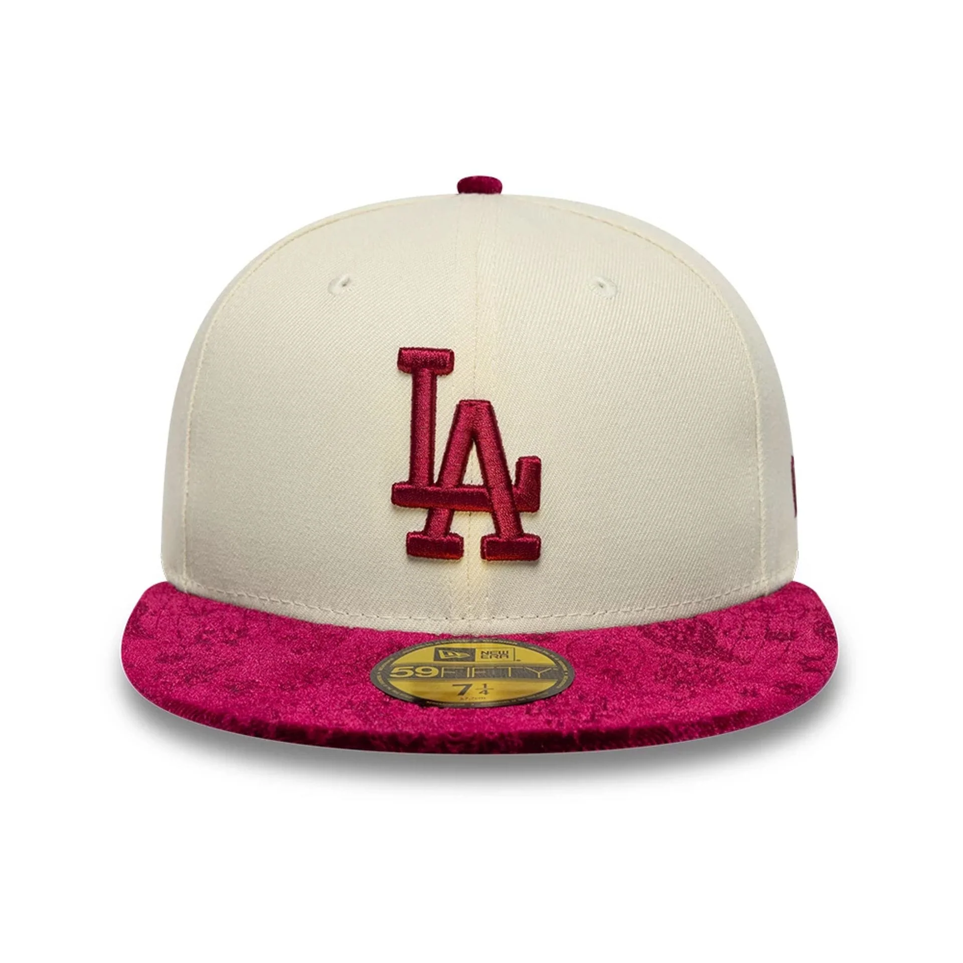 LA Dodgers MLB Paisley Visor Cream 59FIFTY Fitted Cap - Image 3