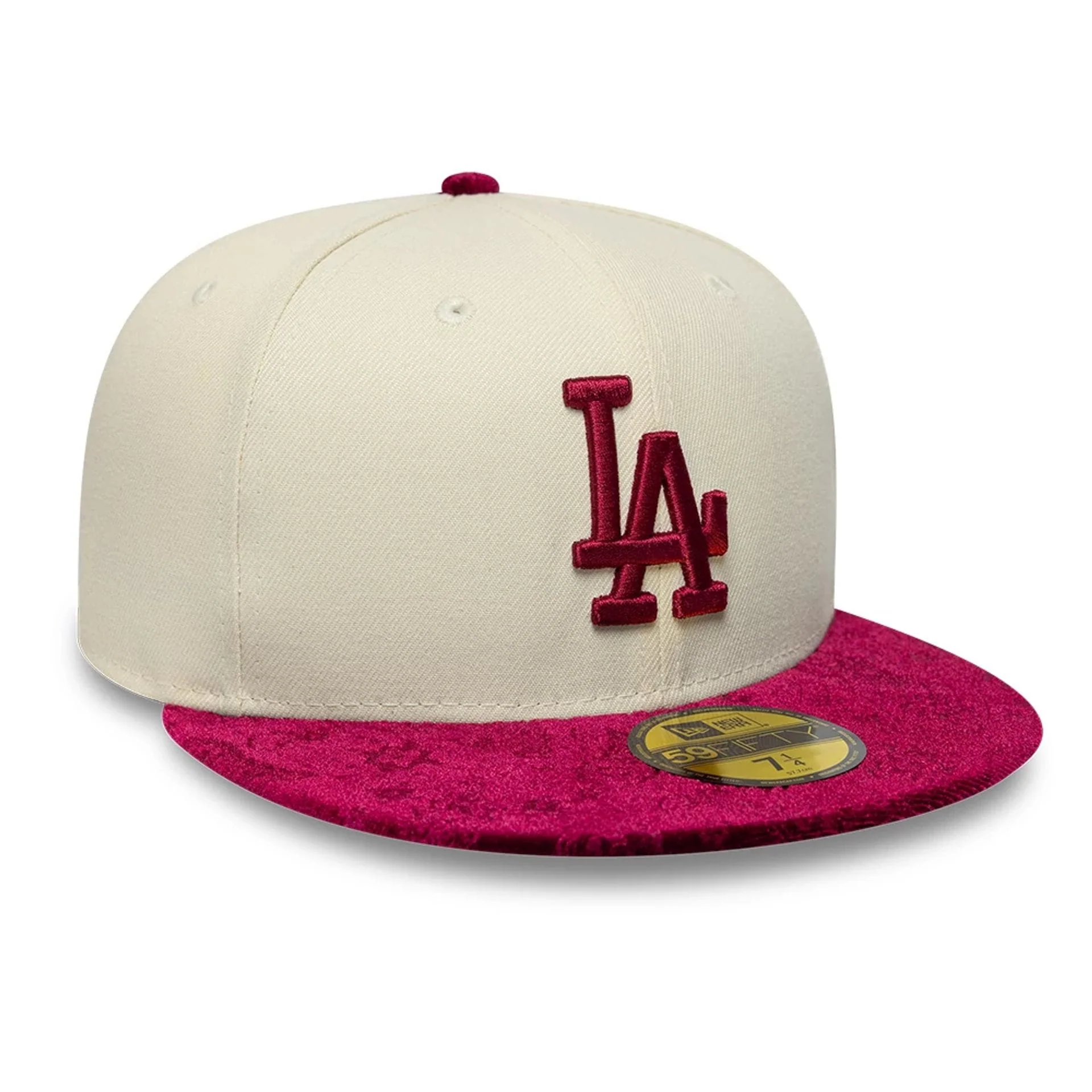 LA Dodgers MLB Paisley Visor Cream 59FIFTY Fitted Cap - Image 4