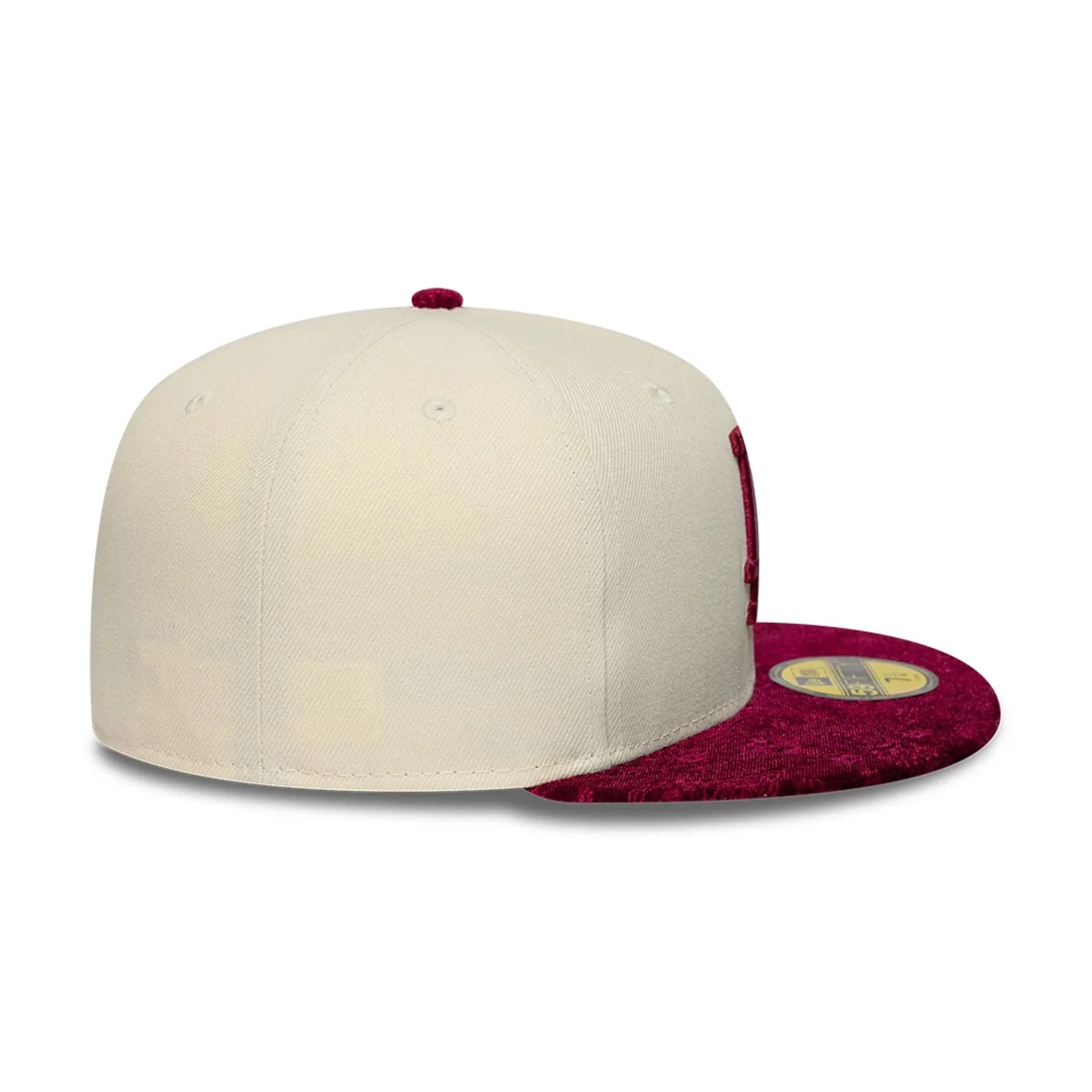 LA Dodgers MLB Paisley Visor Cream 59FIFTY Fitted Cap - Image 7