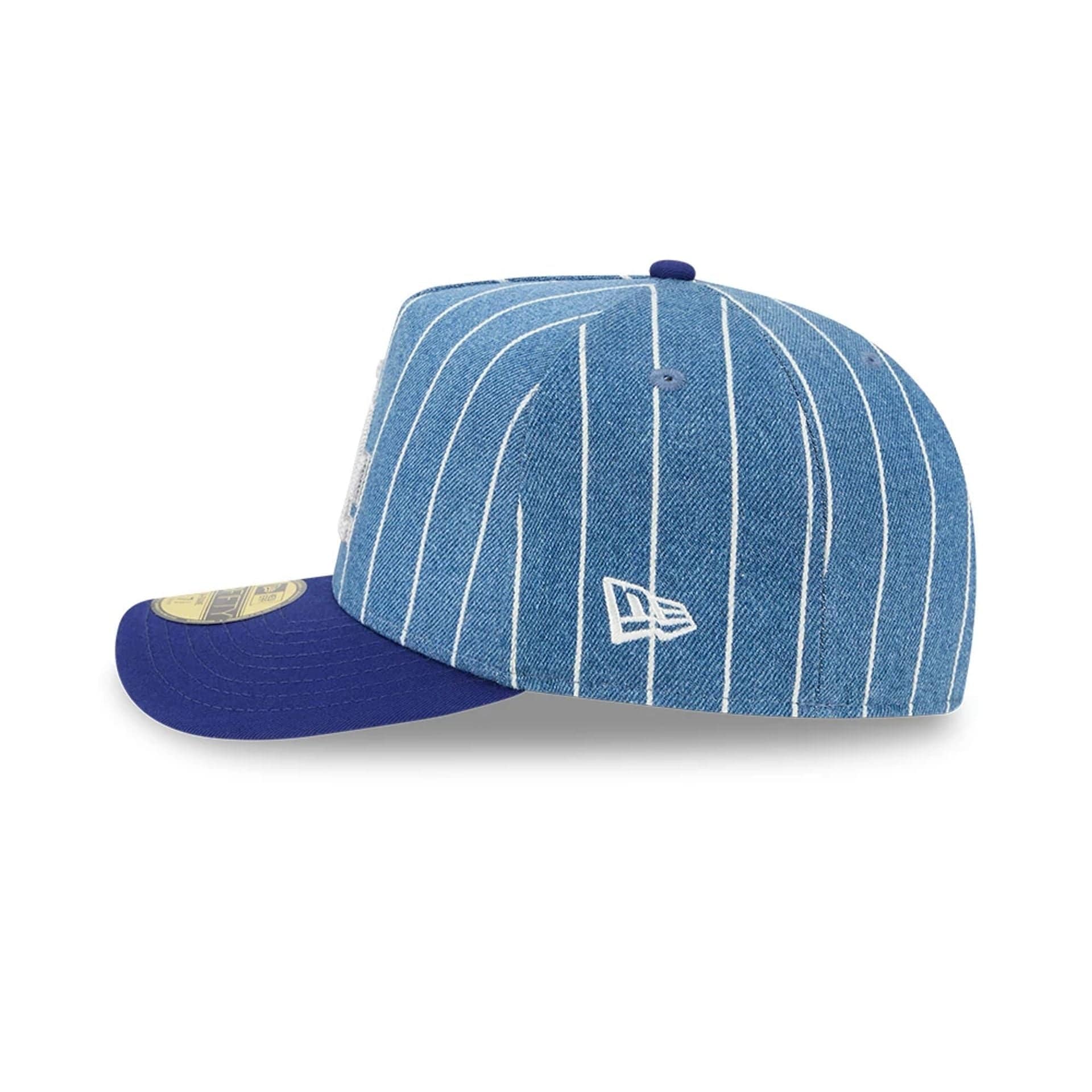 LA Dodgers MLB Parallel Dark Blue 59FIFTY A-Frame Fitted Cap - Image 6