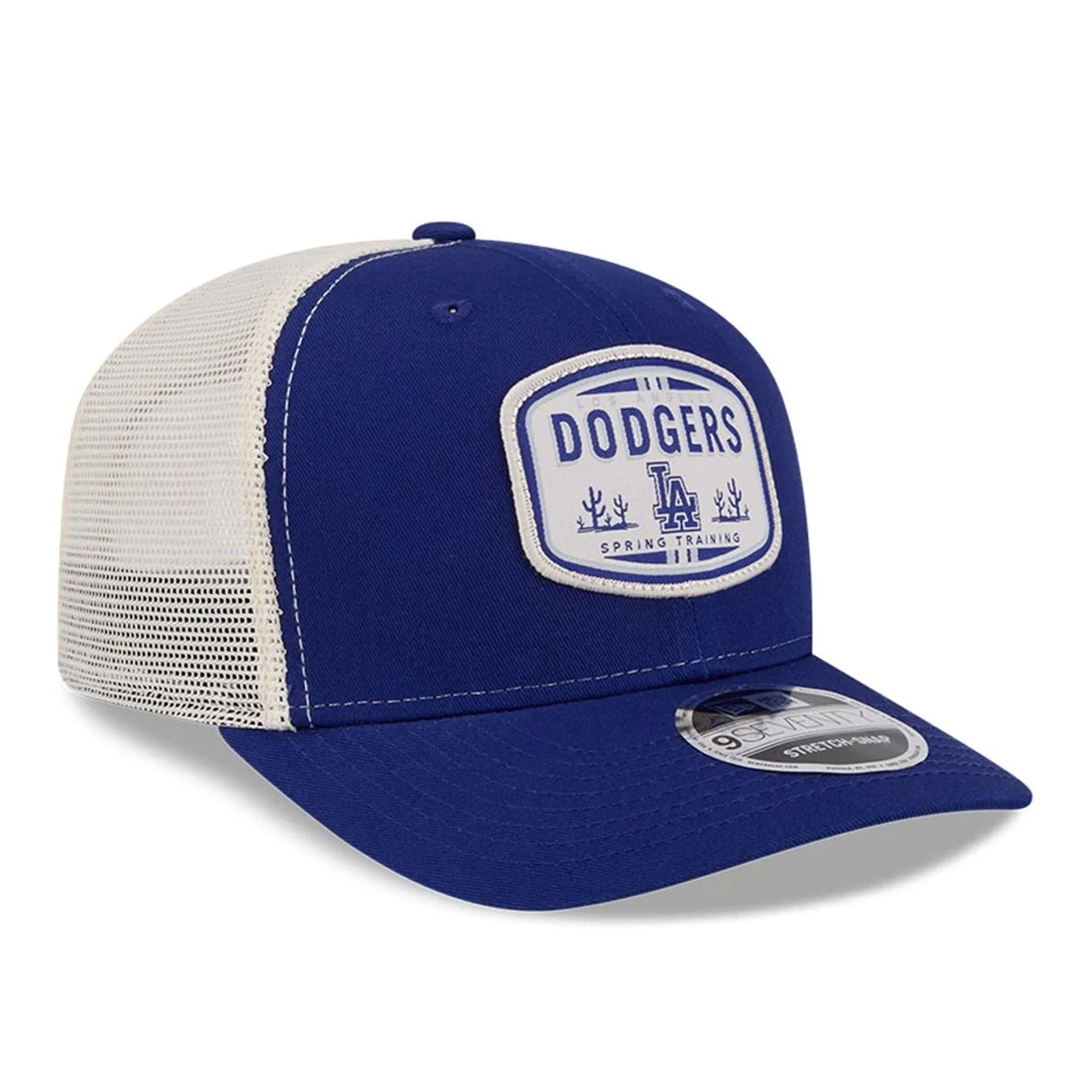 LA Dodgers MLB Patch Dark Blue 9SEVENTY Stretch Snap Adjustable Cap - Image 4
