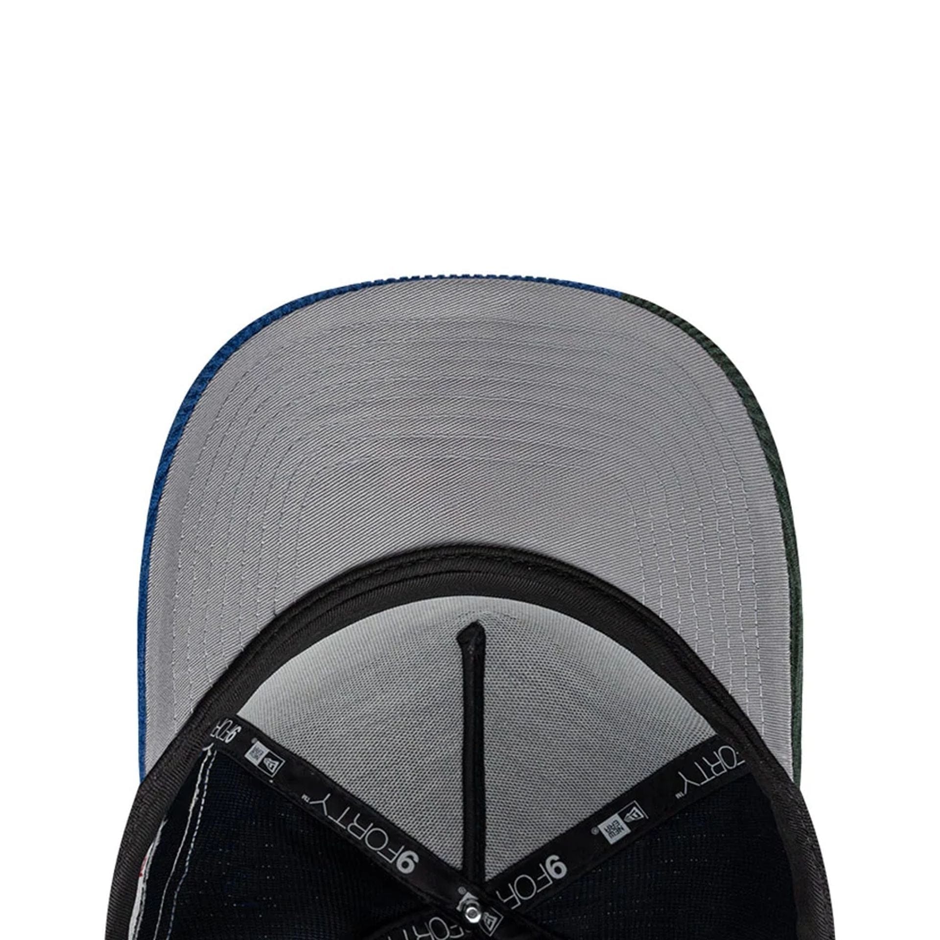 LA Dodgers MLB Patchwork Dark Blue 9FORTY A-Frame Cap - Image 2