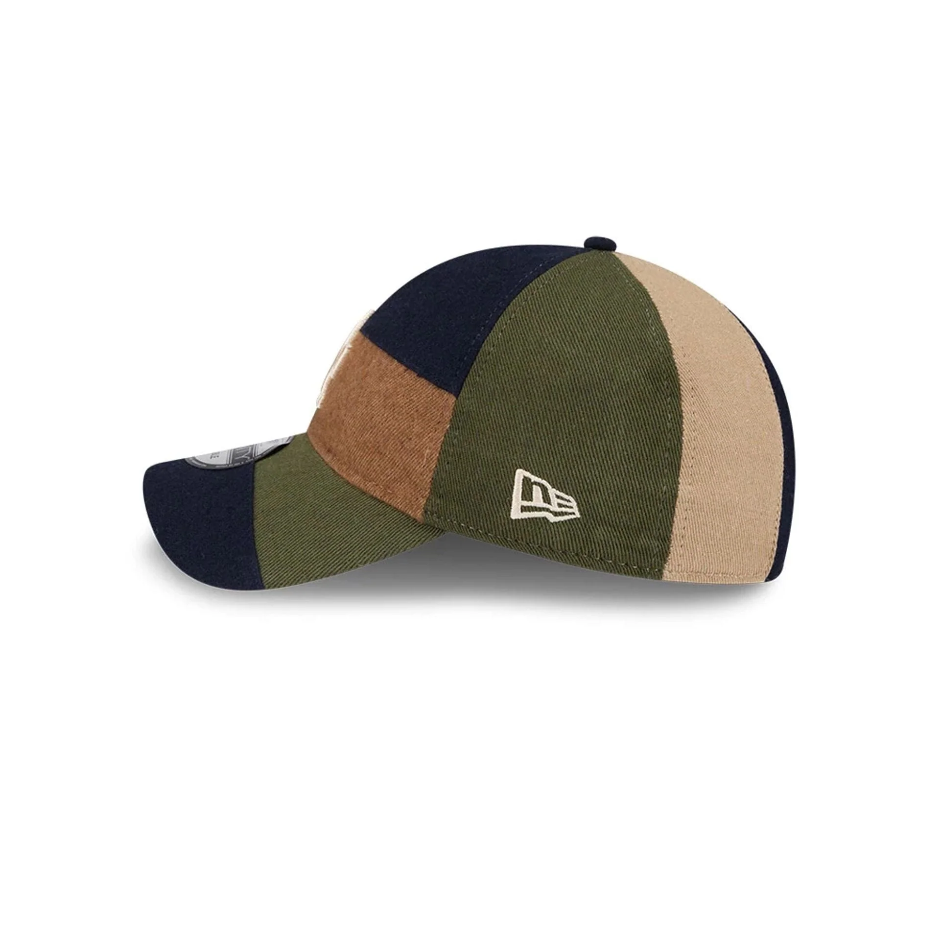 LA Dodgers MLB Patchwork Open Brown 9TWENTY Adjustable Cap - Image 5