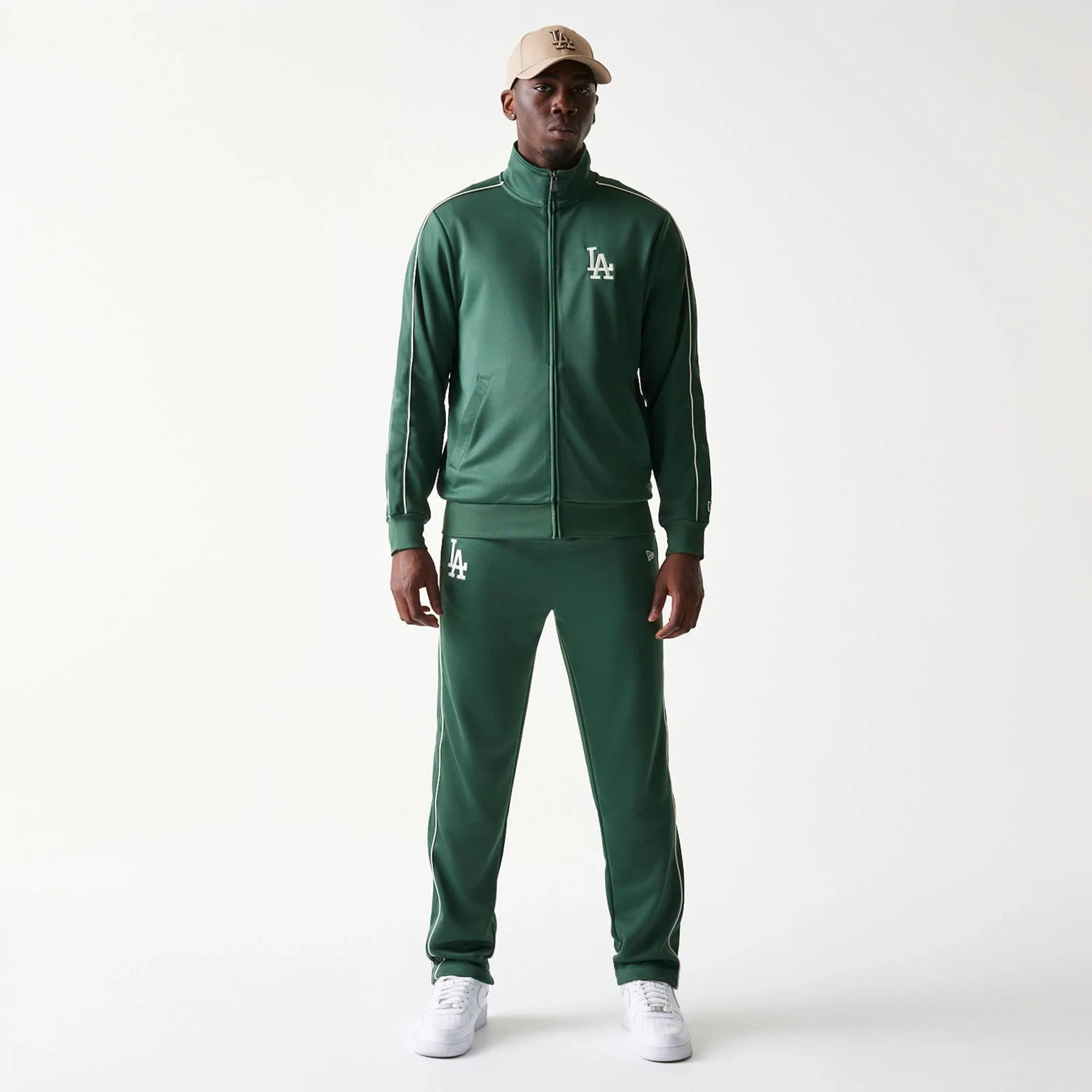 LA Dodgers MLB Piping Dark Green Straight Leg Joggers - Image 8