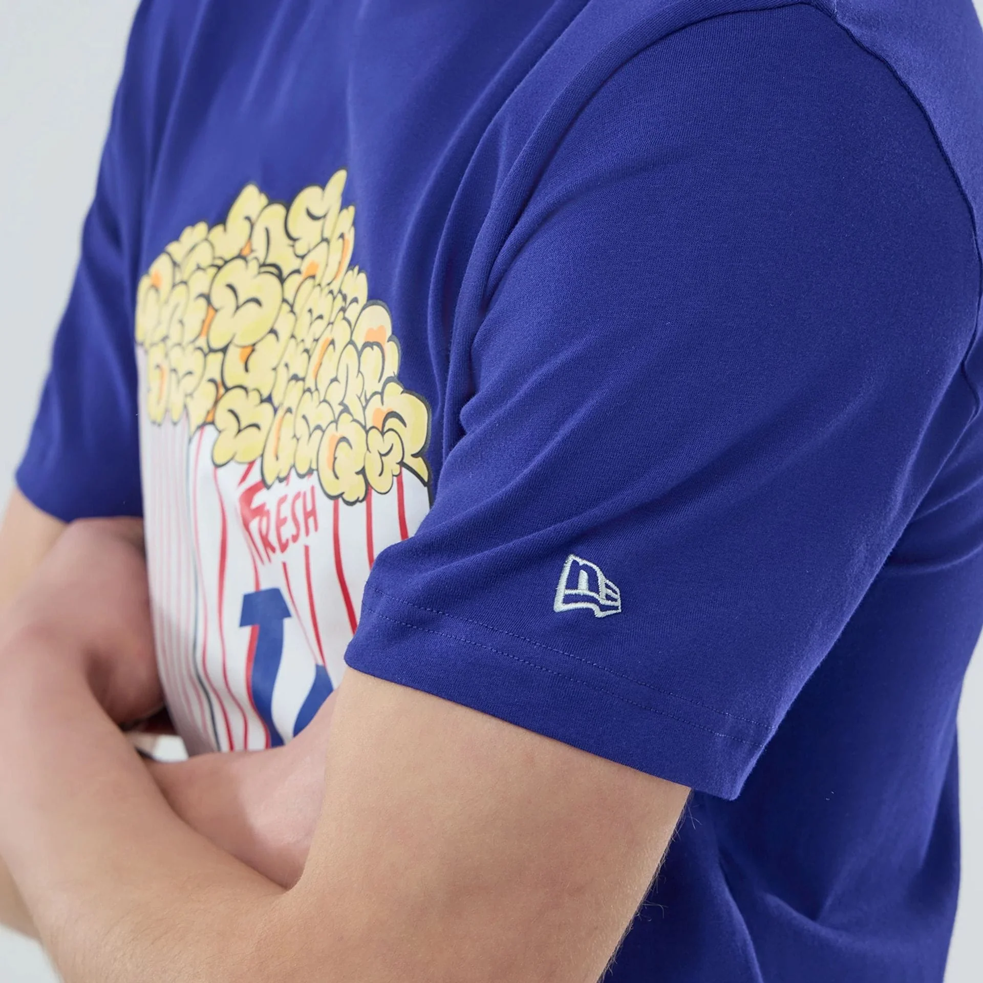 LA Dodgers MLB Popcorn Dark Blue T-Shirt - Image 4