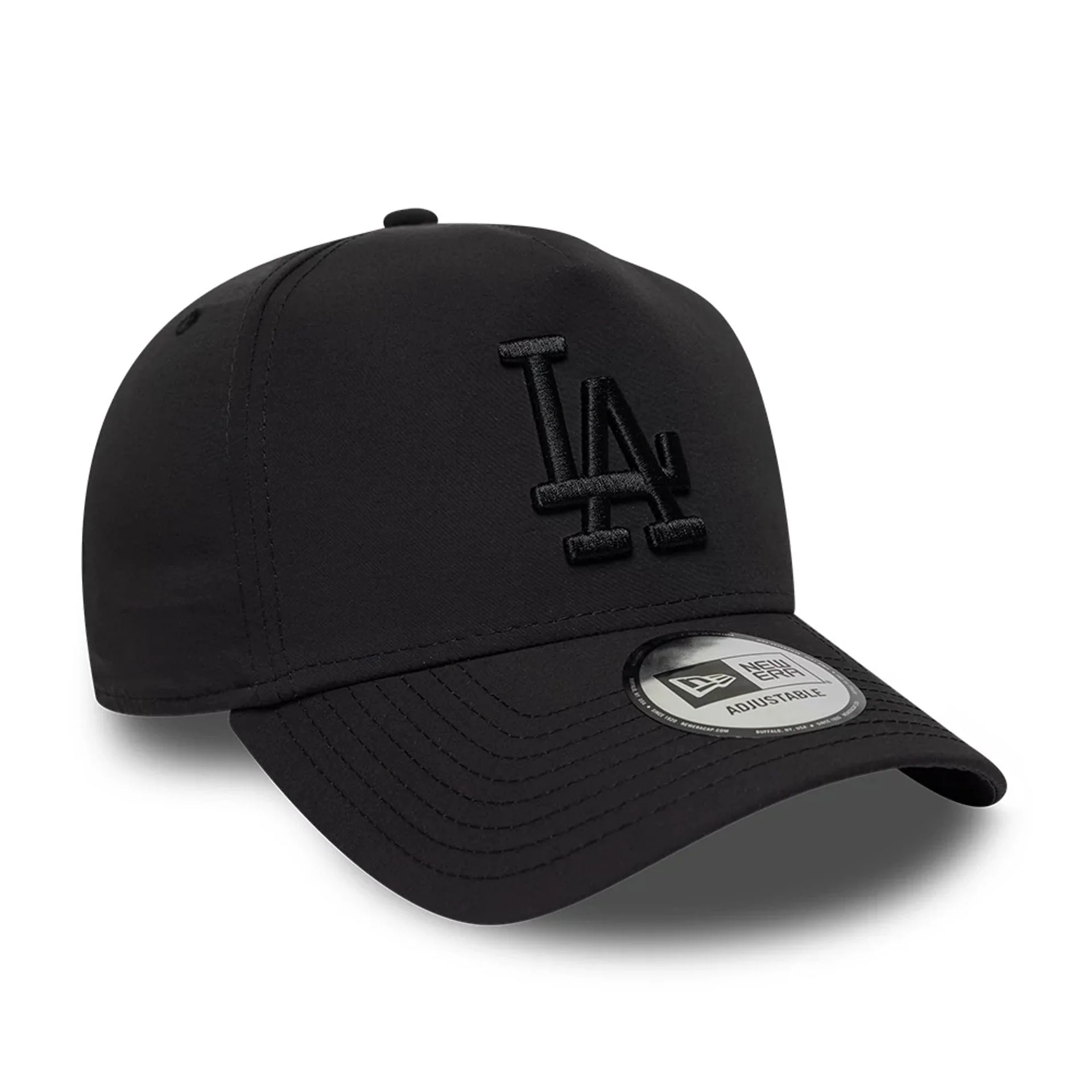 LA Dodgers MLB Recycled Black On Black 9FORTY E-Frame Adjustable Cap - Image 3