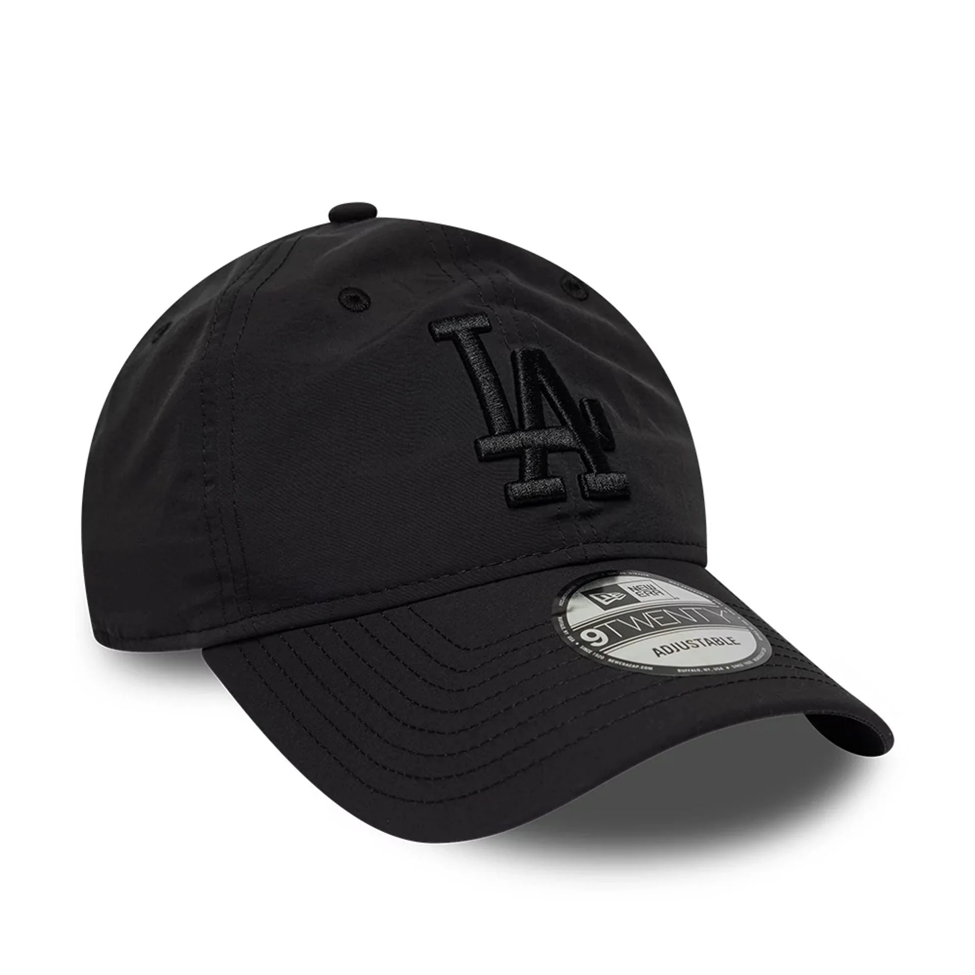 LA Dodgers MLB Recycled Black On Black 9TWENTY Adjustable Cap - Image 3