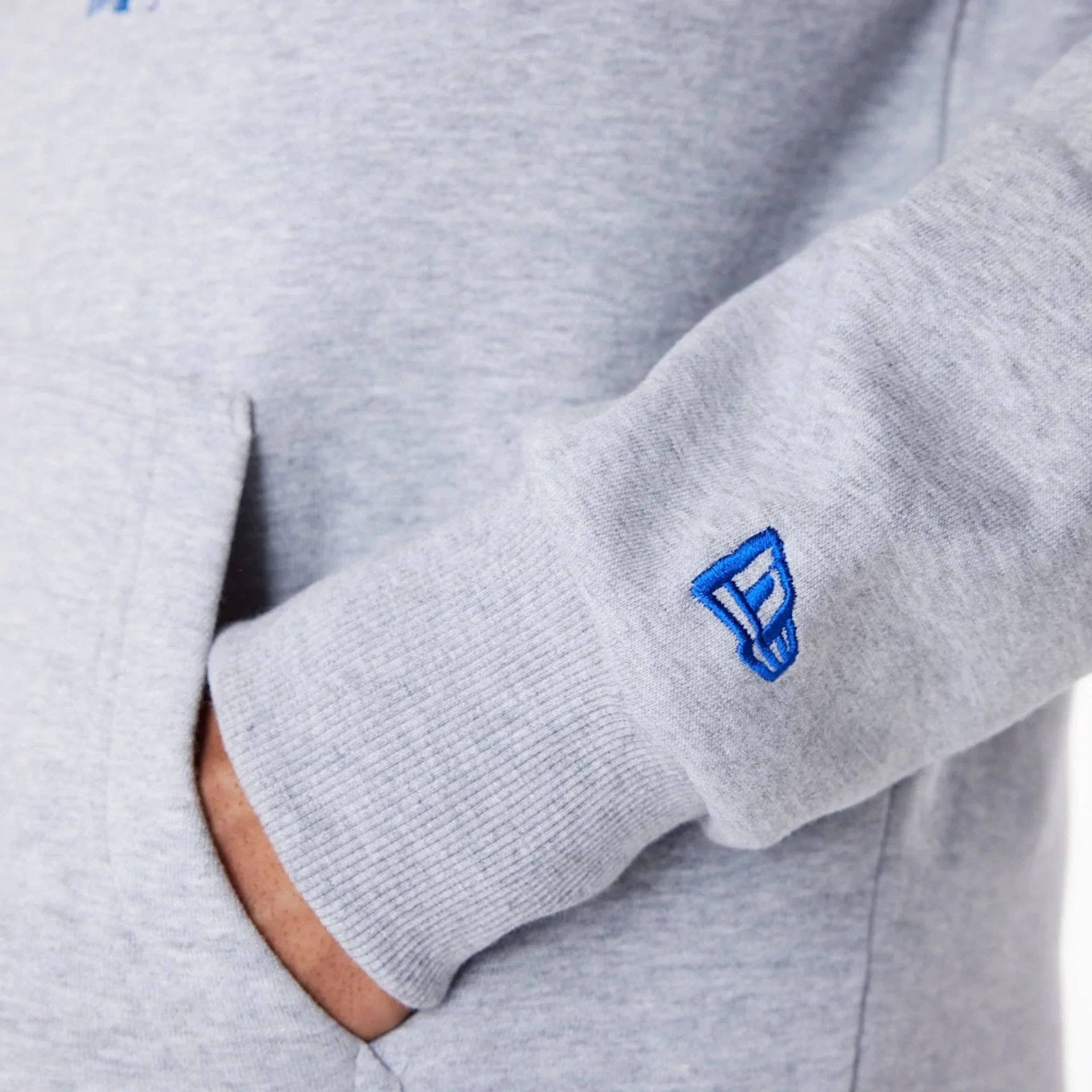 LA Dodgers MLB Regular Grey Pullover Hoodie - Image 3