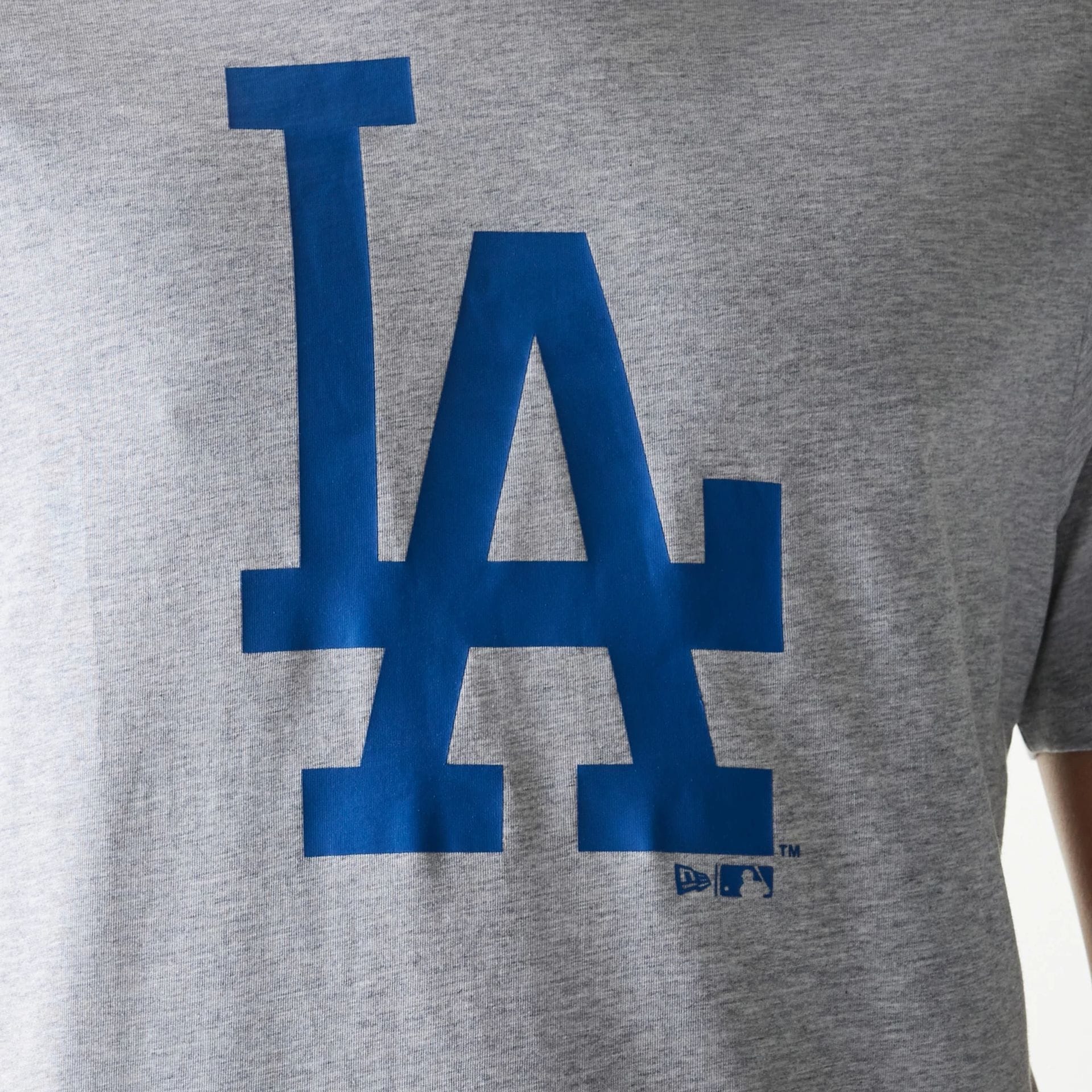 LA Dodgers MLB Regular Grey T-Shirt - Image 3