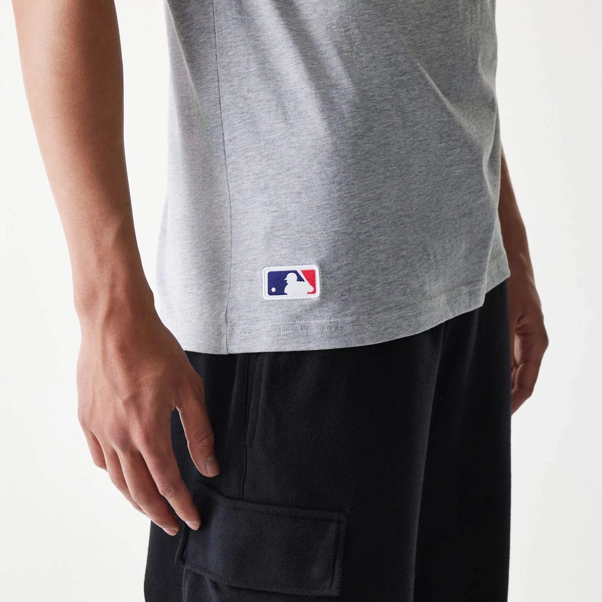 LA Dodgers MLB Regular Grey T-Shirt - Image 4