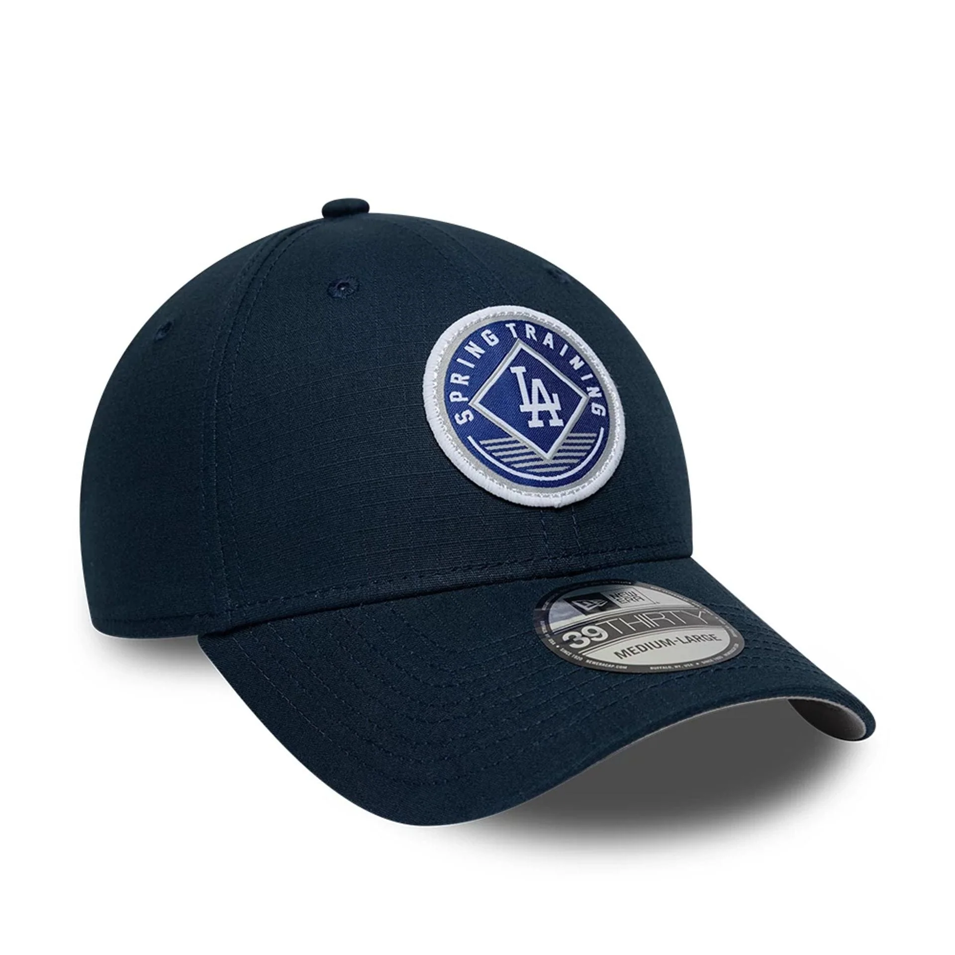 LA Dodgers MLB Ripstop Dark Blue 39THIRTY Stretch Fit Cap - Image 4