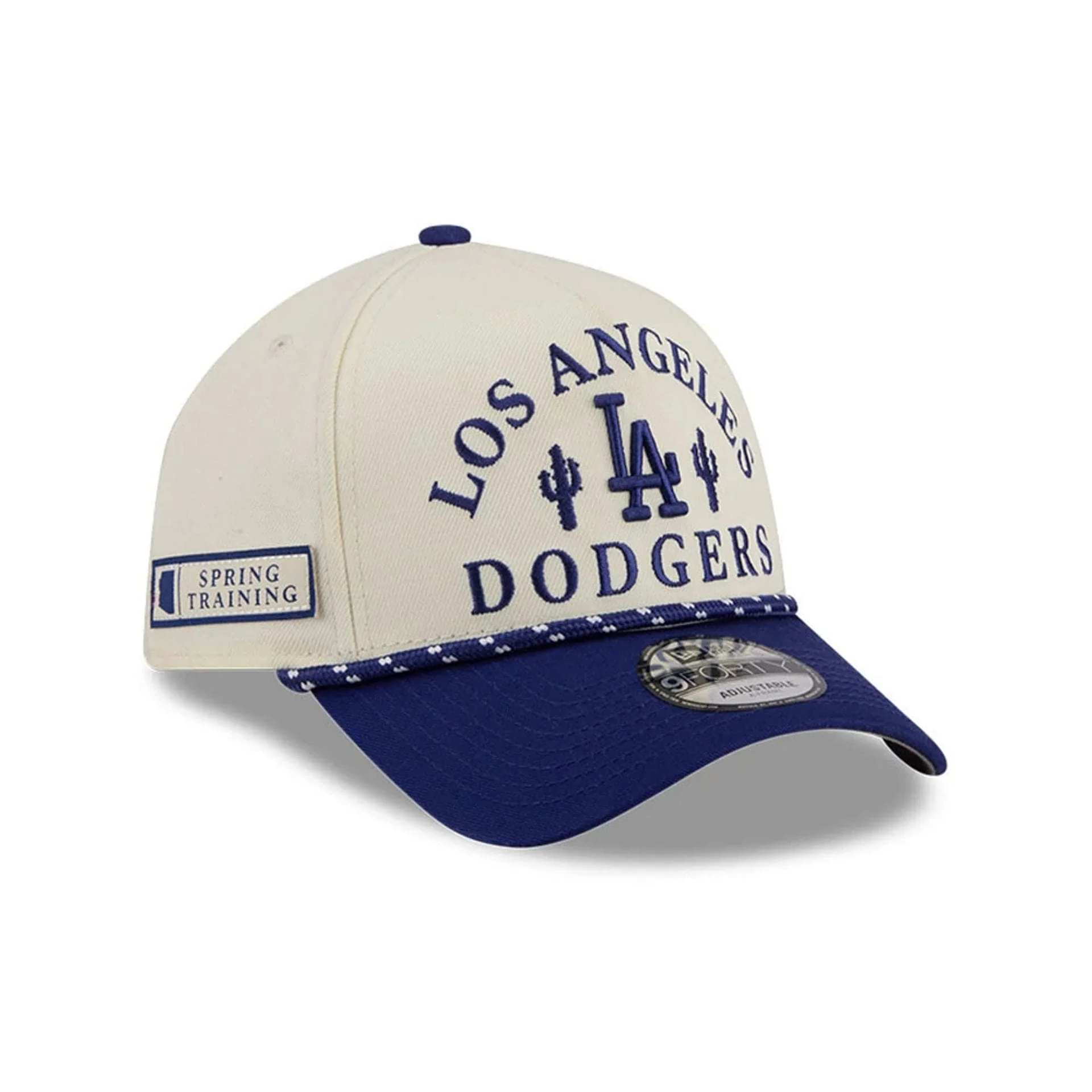 LA Dodgers MLB Rope Dark Blue 9FORTY A-Frame Adjustable Cap - Image 2