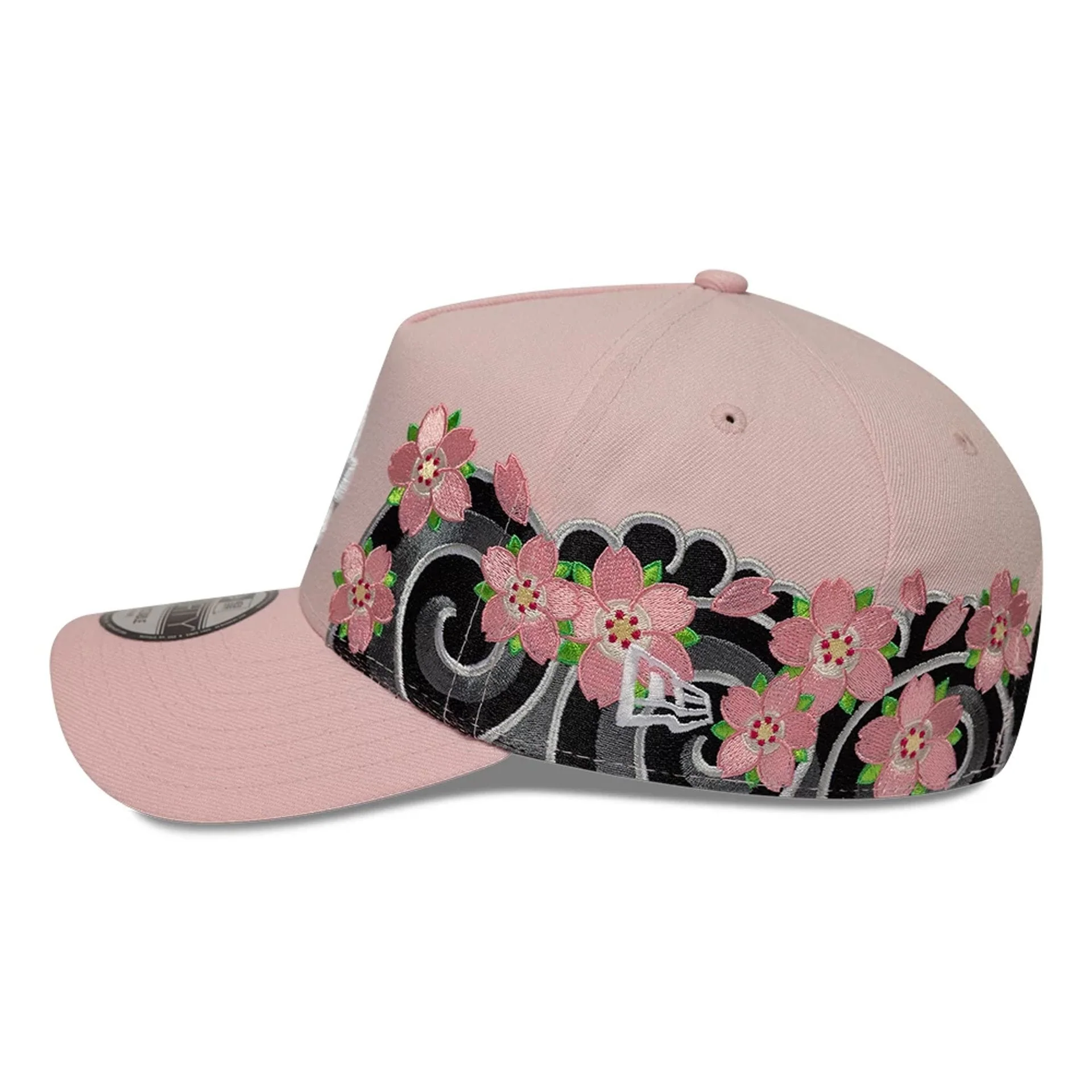 LA Dodgers MLB Sakura Pink 9FORTY A-Frame Adjustable Cap - Image 4
