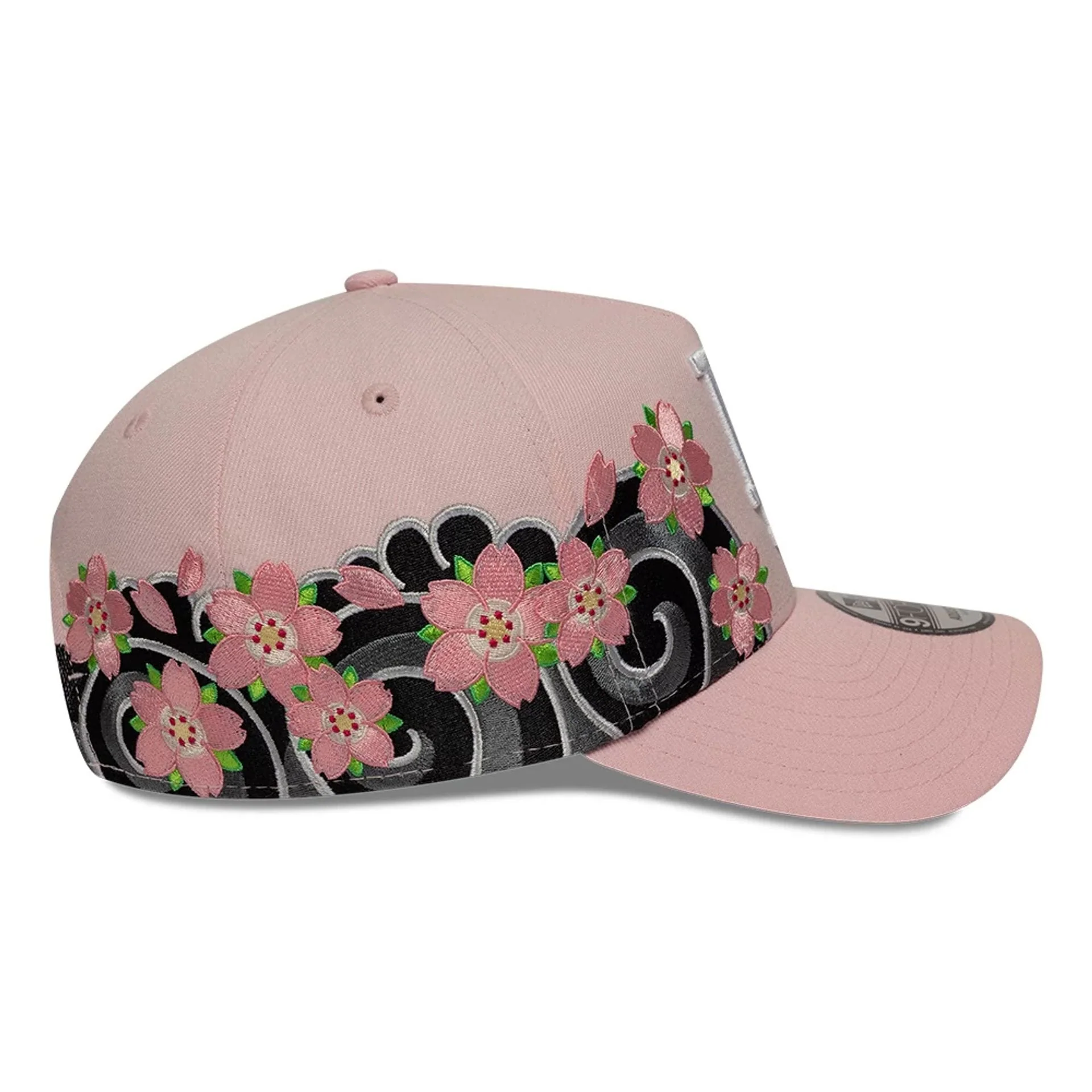 LA Dodgers MLB Sakura Pink 9FORTY A-Frame Adjustable Cap - Image 5