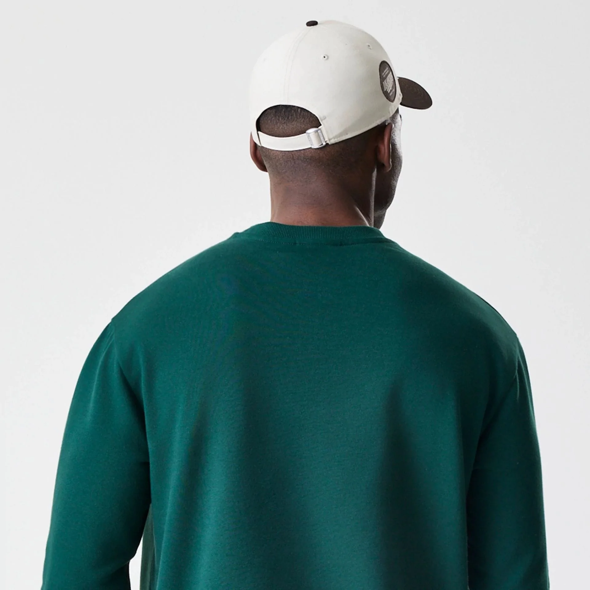 LA Dodgers MLB Script Dark Green Crew Neck Sweater - Image 7