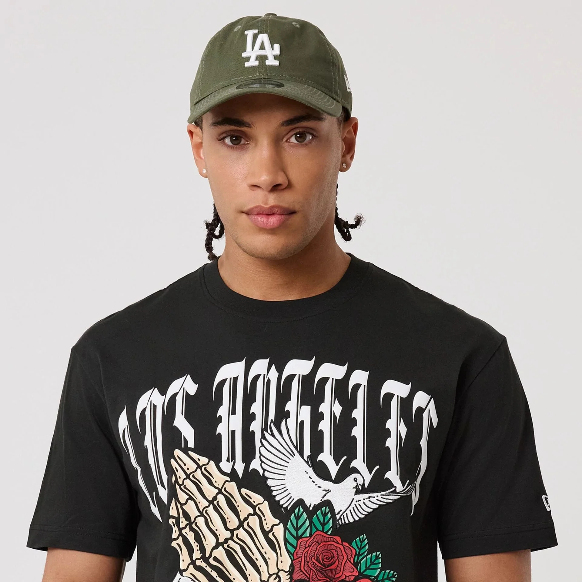LA Dodgers MLB Script Graphic Black T-Shirt - Image 5
