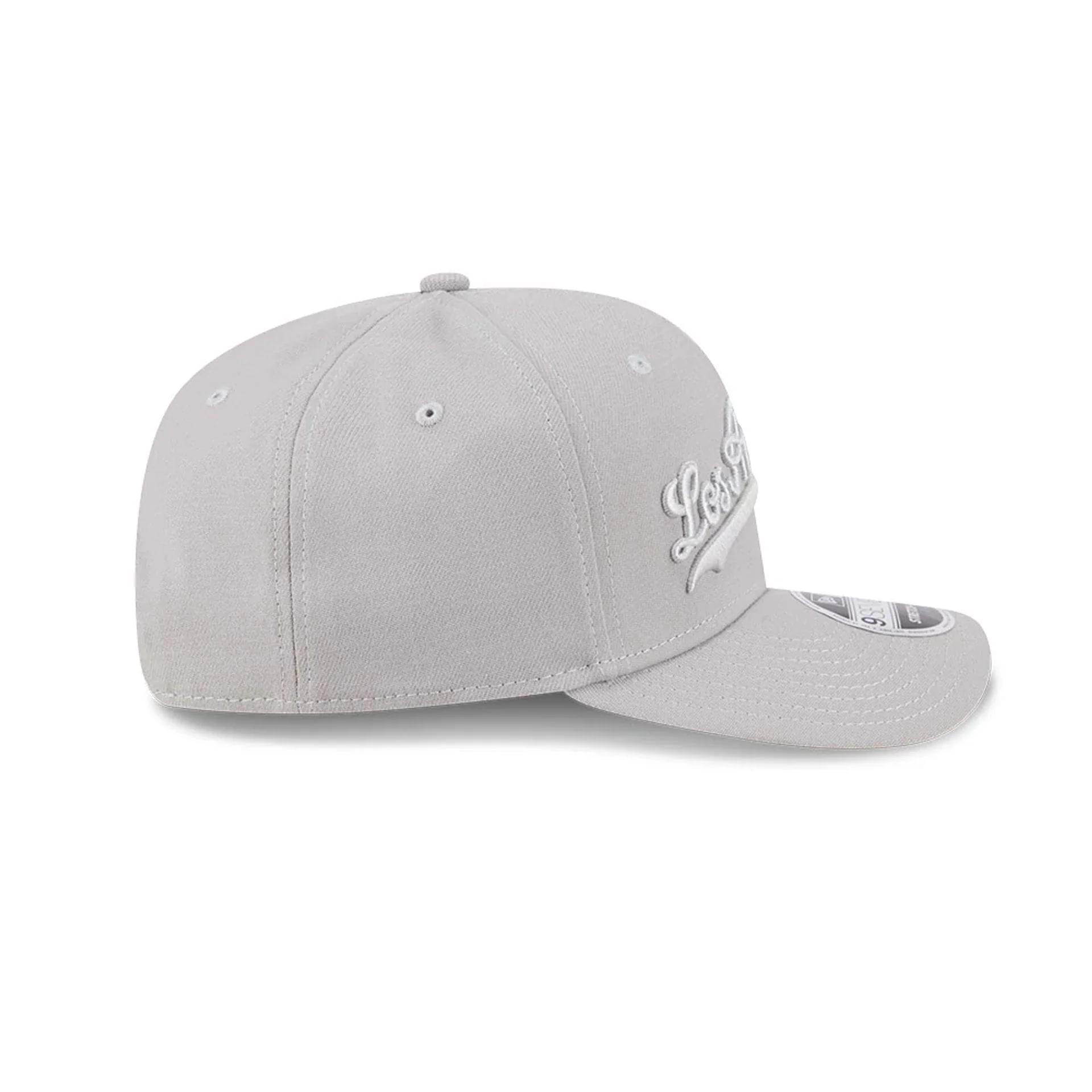 LA Dodgers MLB Script Grey 9SEVENTY Stretch Snap Adjustable Cap - Image 5