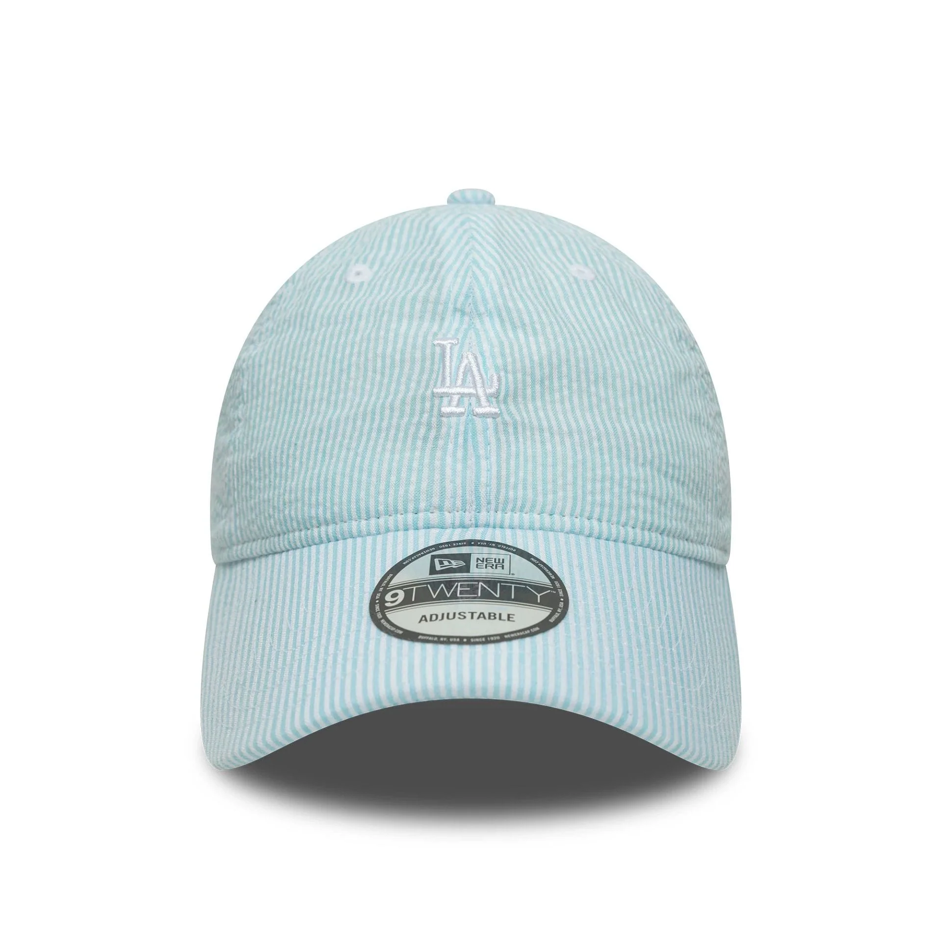 LA Dodgers MLB Seersucker Pastel Green 9TWENTY Adjustable Cap - Image 2